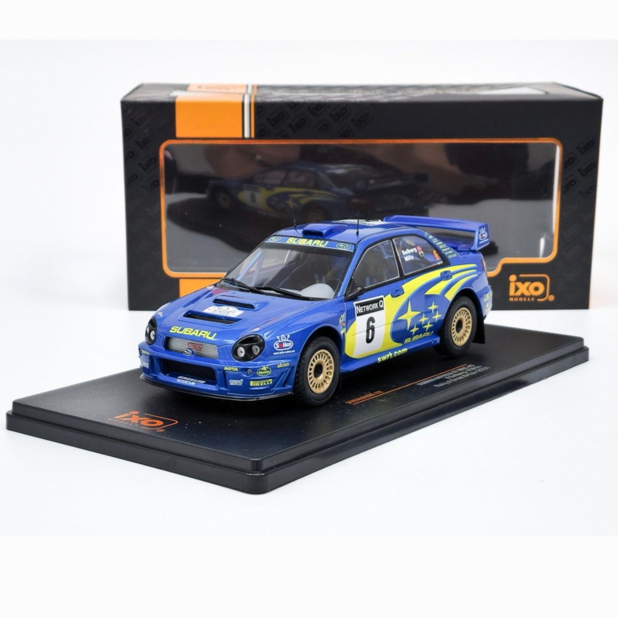 1:24 ixo Subaru İmpreza WRC R.Burns 2001 Dünya Ralli Şampiyonu 