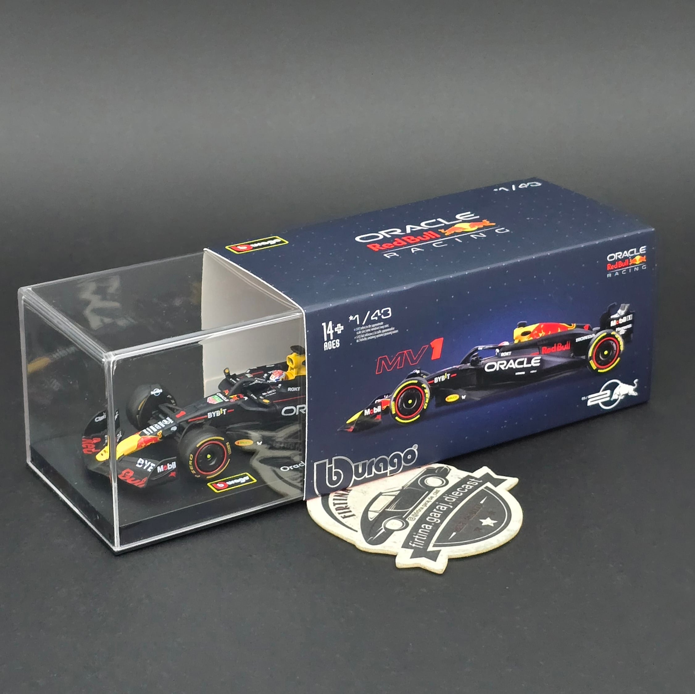1:43 Redbull Oracle RB20 2024 Dünya Şampiyonu Max Verstappen 