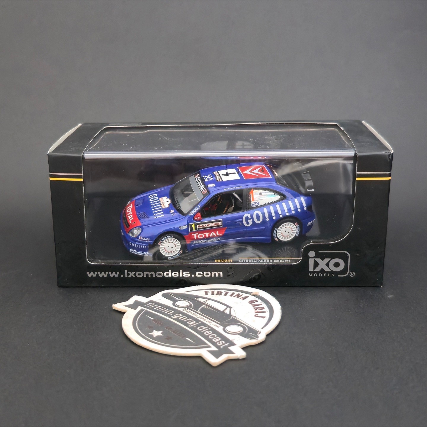 1:43 İxo Citroën Xsara WRC Colin McRae 2006 Türkiye Rallisi 