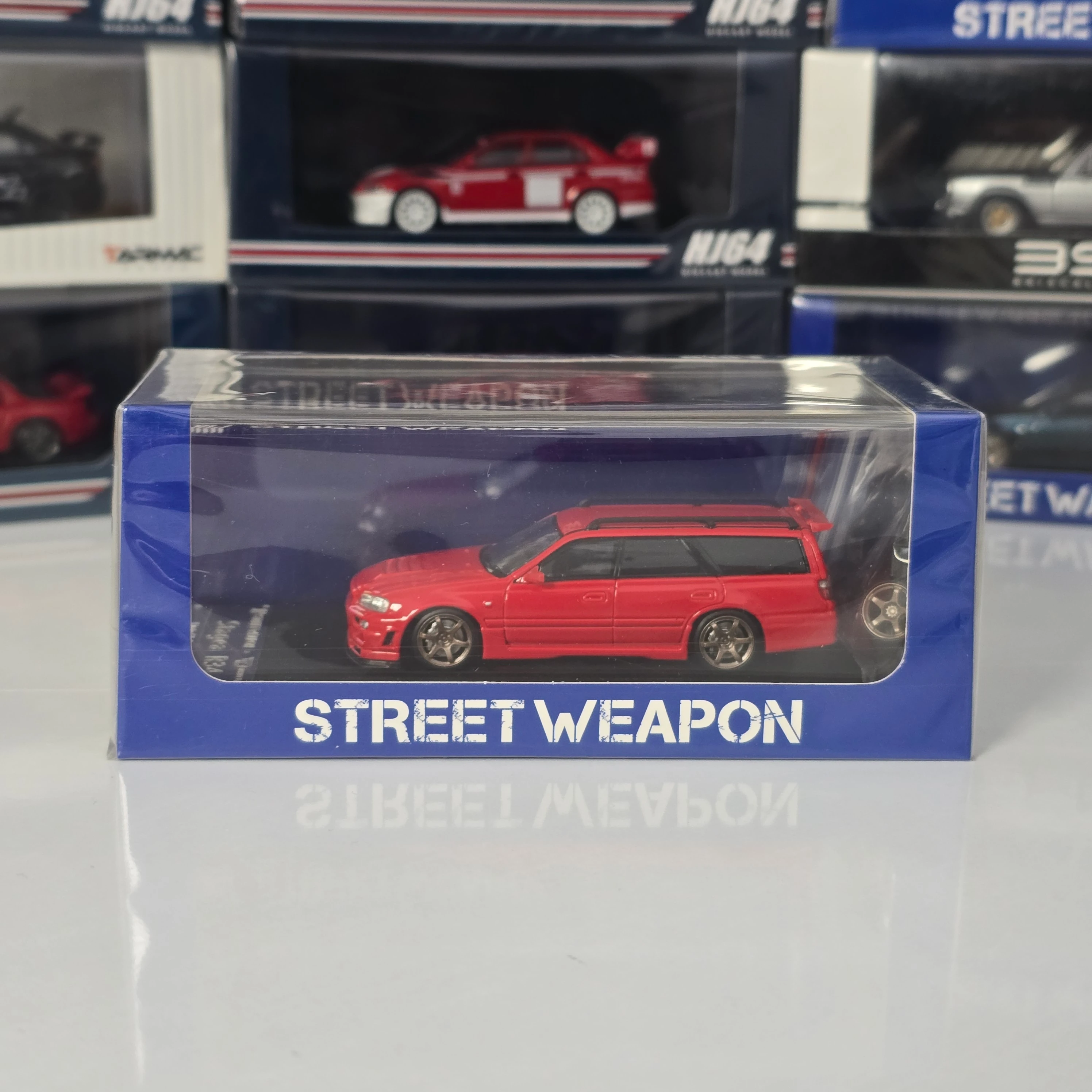 1/64 Nissan GT-R R34 SW Bord Bagaj ve 4 Adet Jant Lastik Setli 