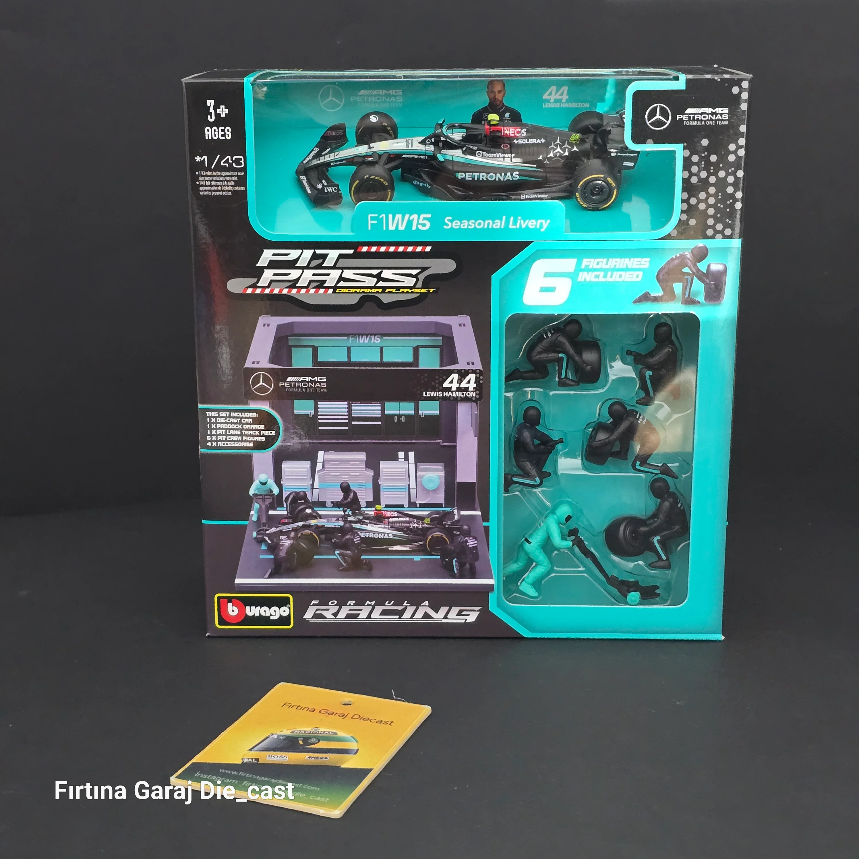 Mercedes 2024 Padok Garaj ve Pitstop Ekibi Seti