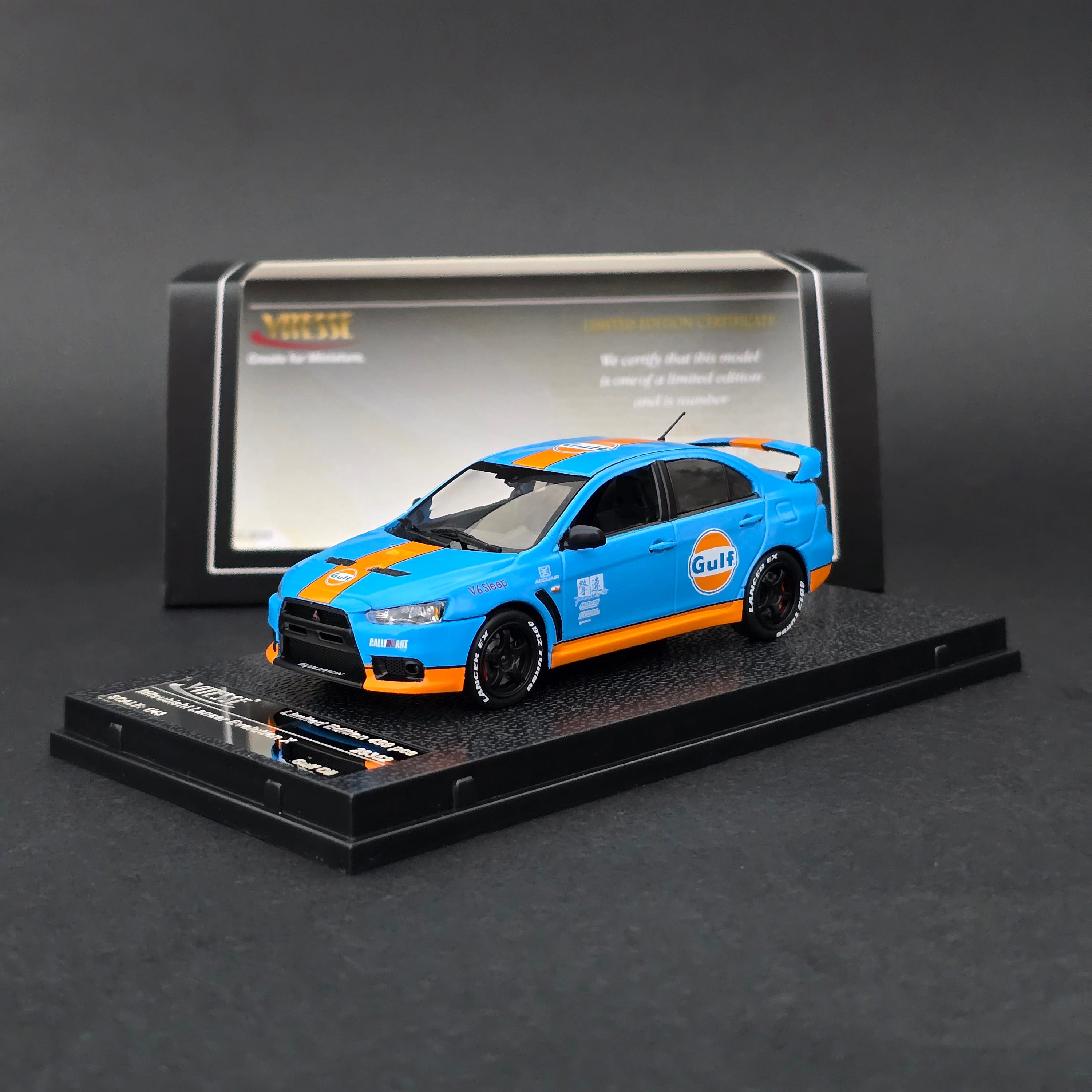 1:43 Mitsubishi Lancer Evo X Gulf Limitli Üretim 