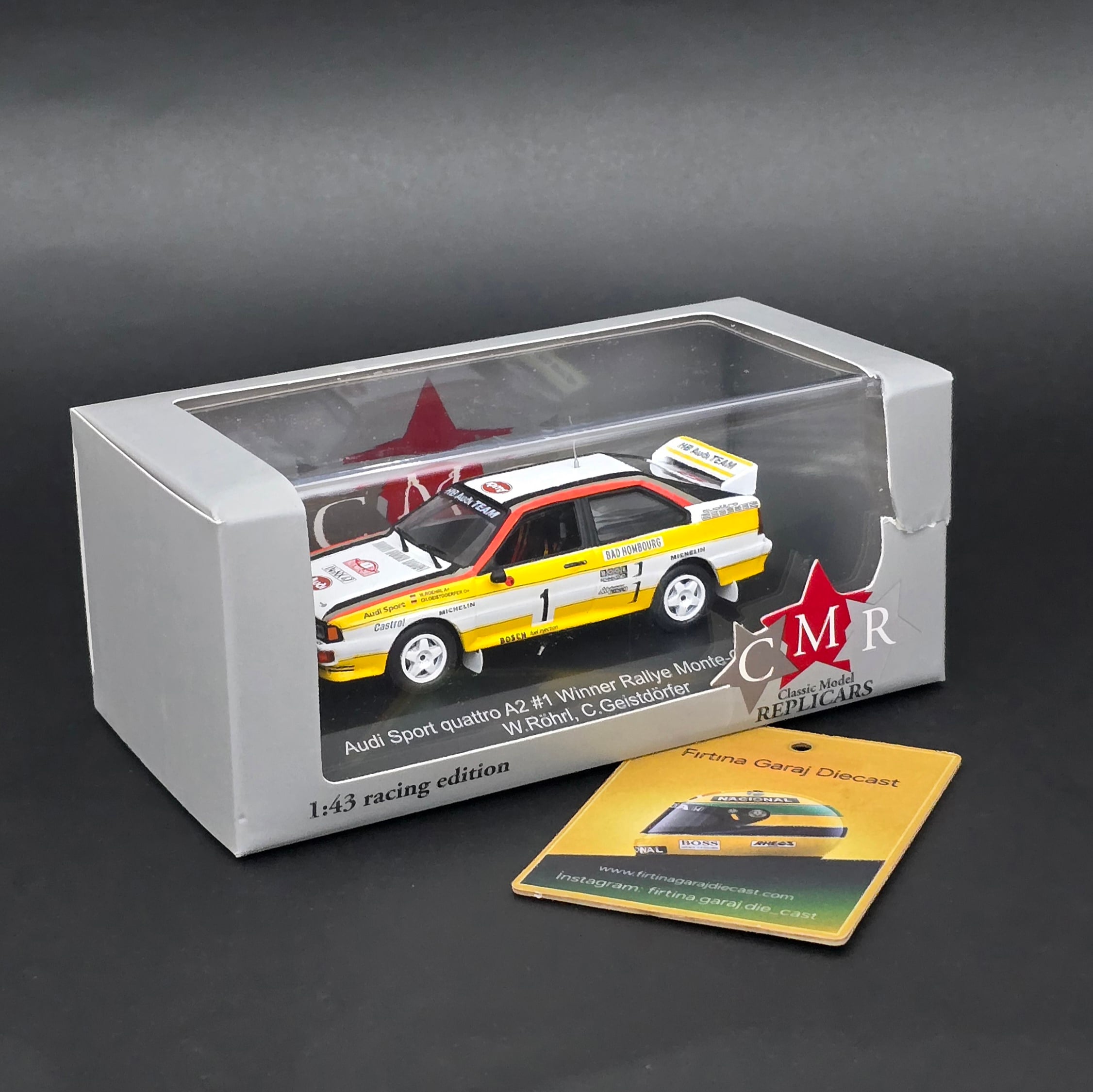1:43 Audi Quattro A2 W.Röhrl 