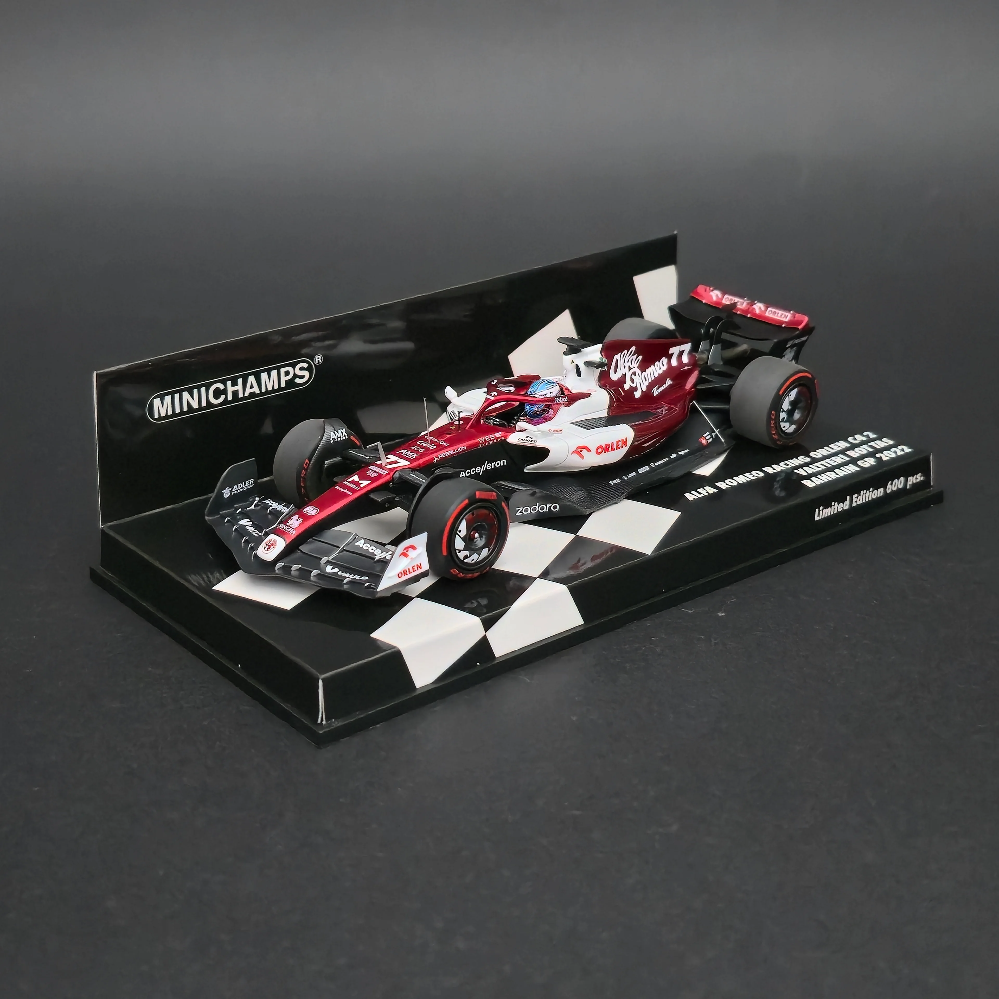 1/43 Minichamps Alfa Romeo C42 Valteri Bottas 2022