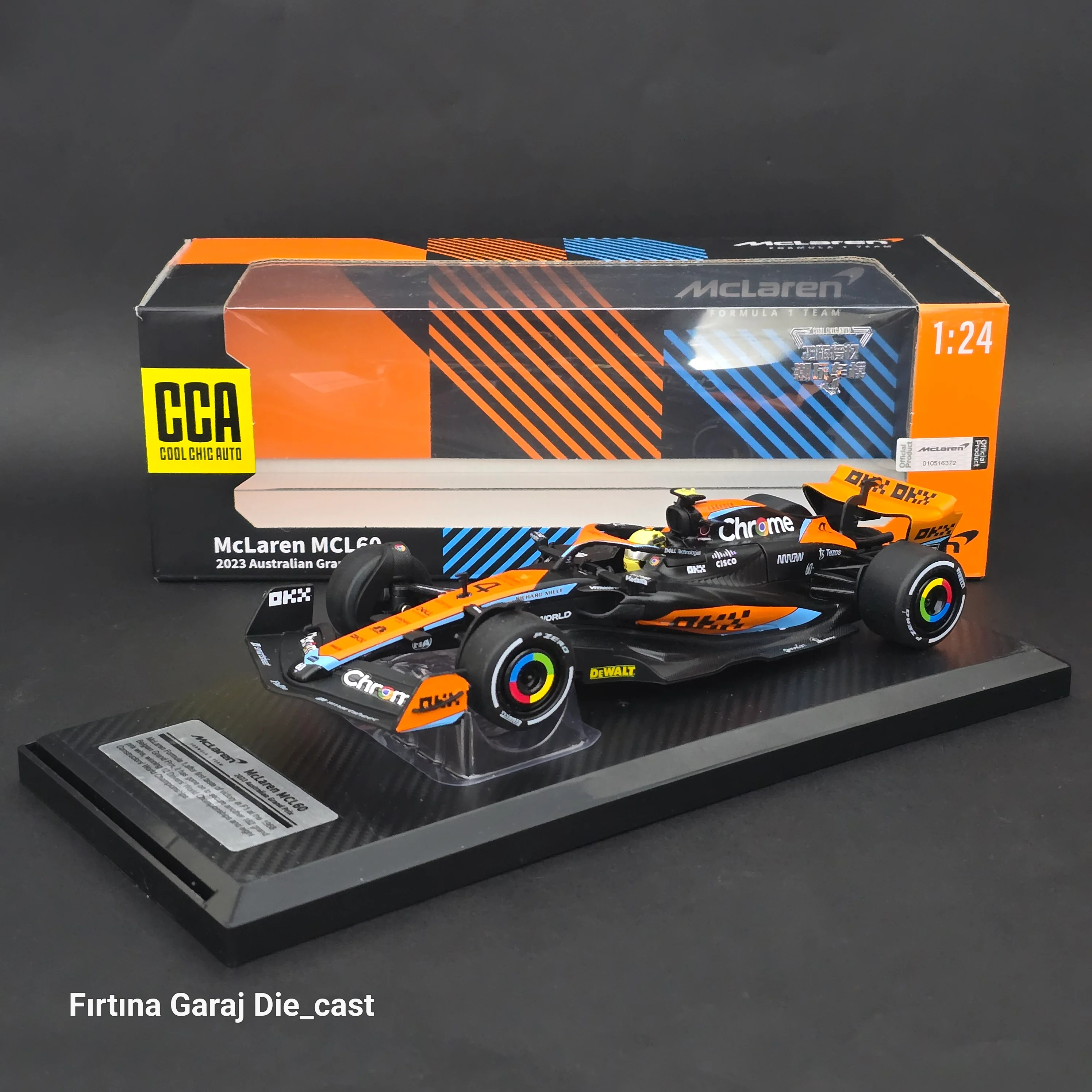 1/24 Mclaren MCL60 Lando Noris 2023