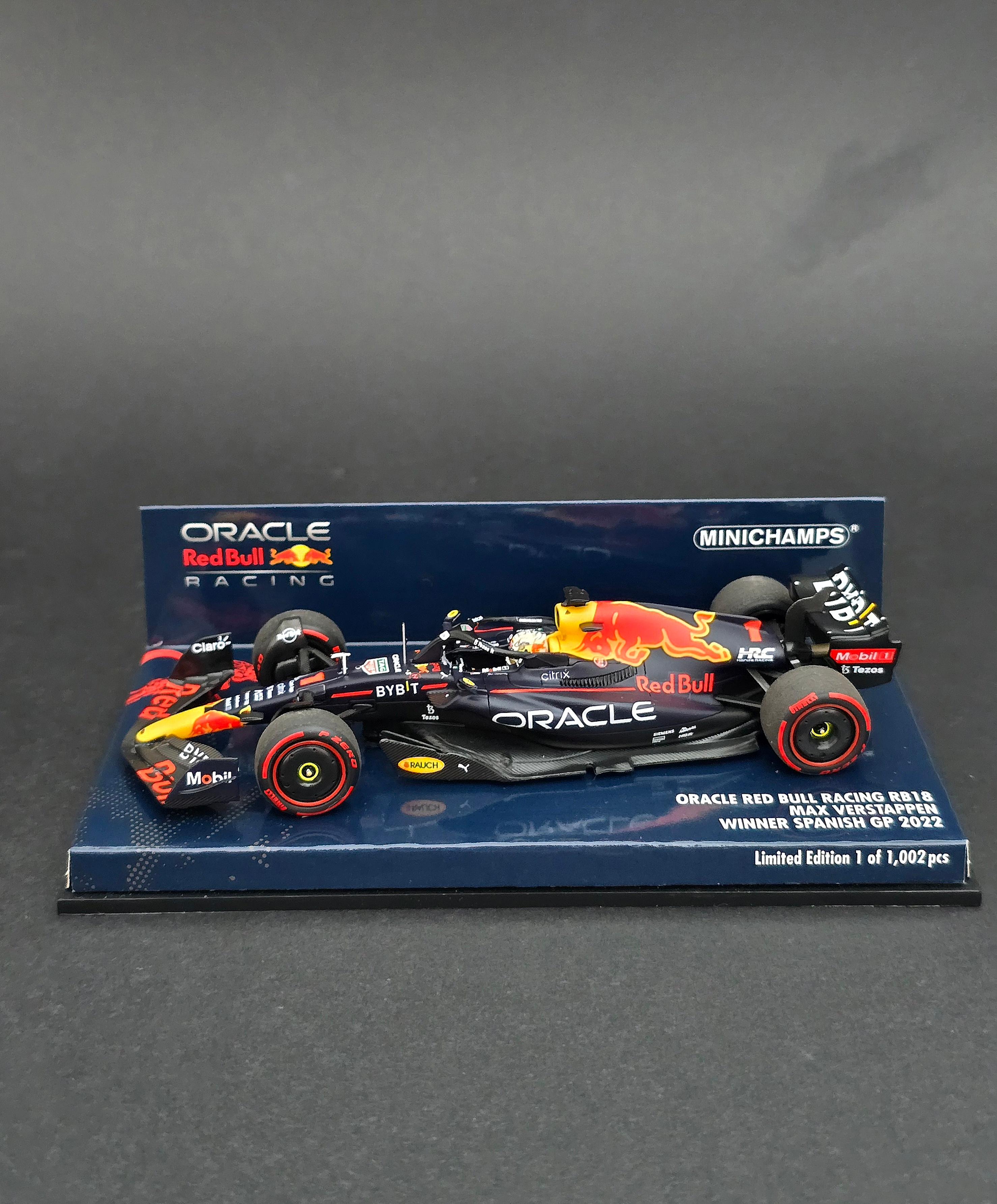 1:43 Redbull Oracle RB18 Max Verstappe 2022 Dünya Şampiyonu 