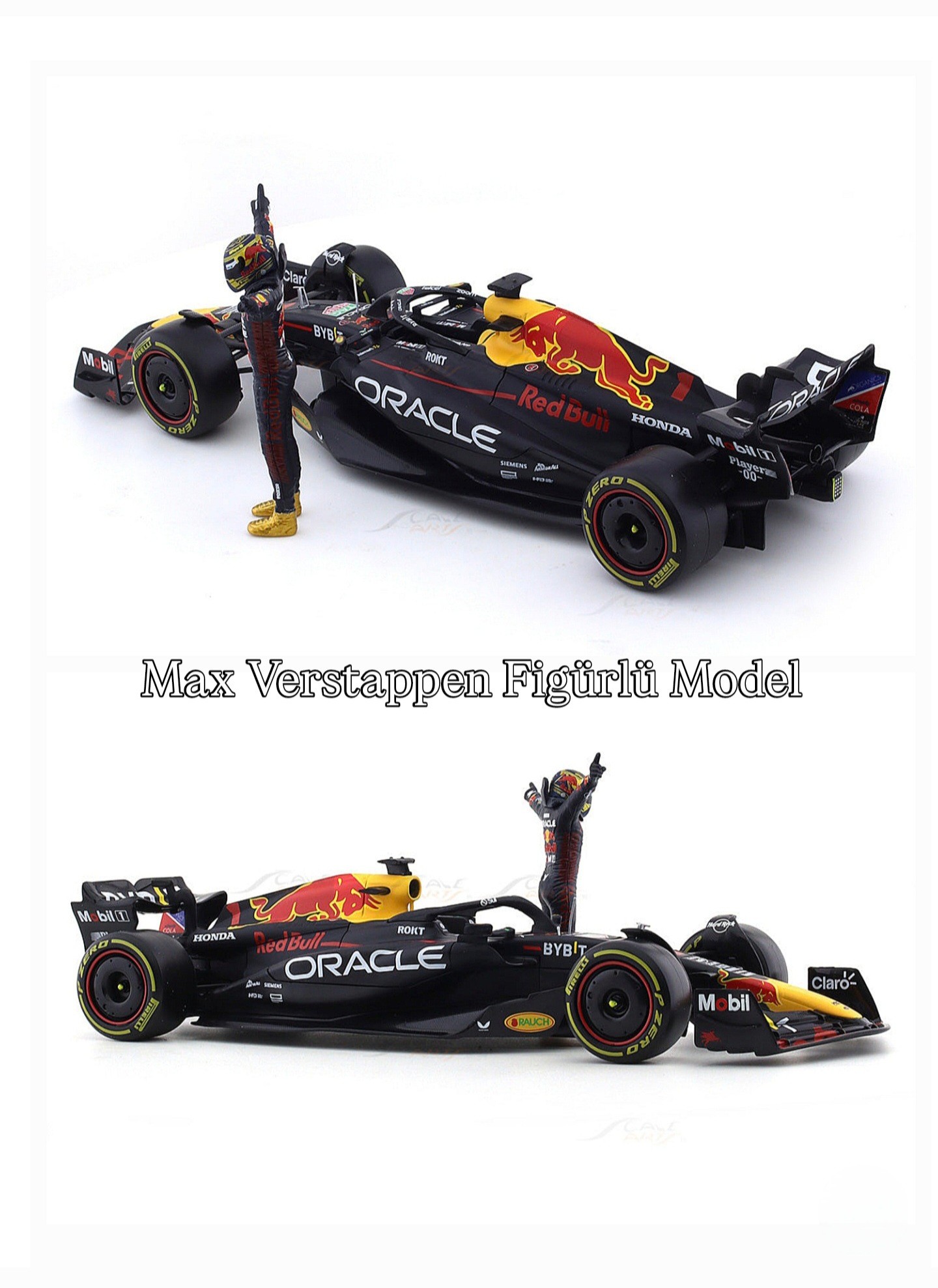1:24 Redbull Oracle RB19 Max Verstappen 2023 Dünya Şampiyonu 
