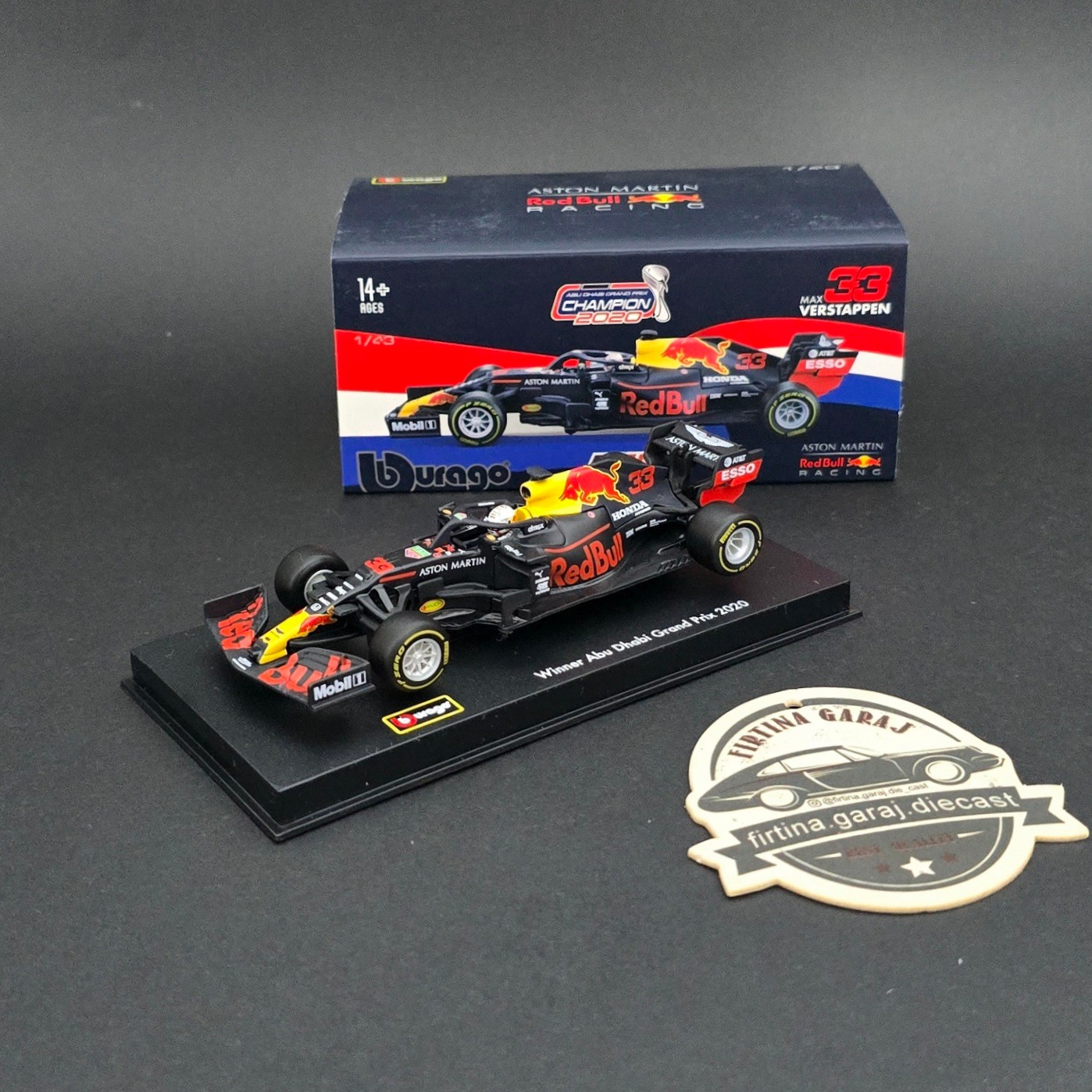 1:43 Redbull RB16 Max Verstappen 2020