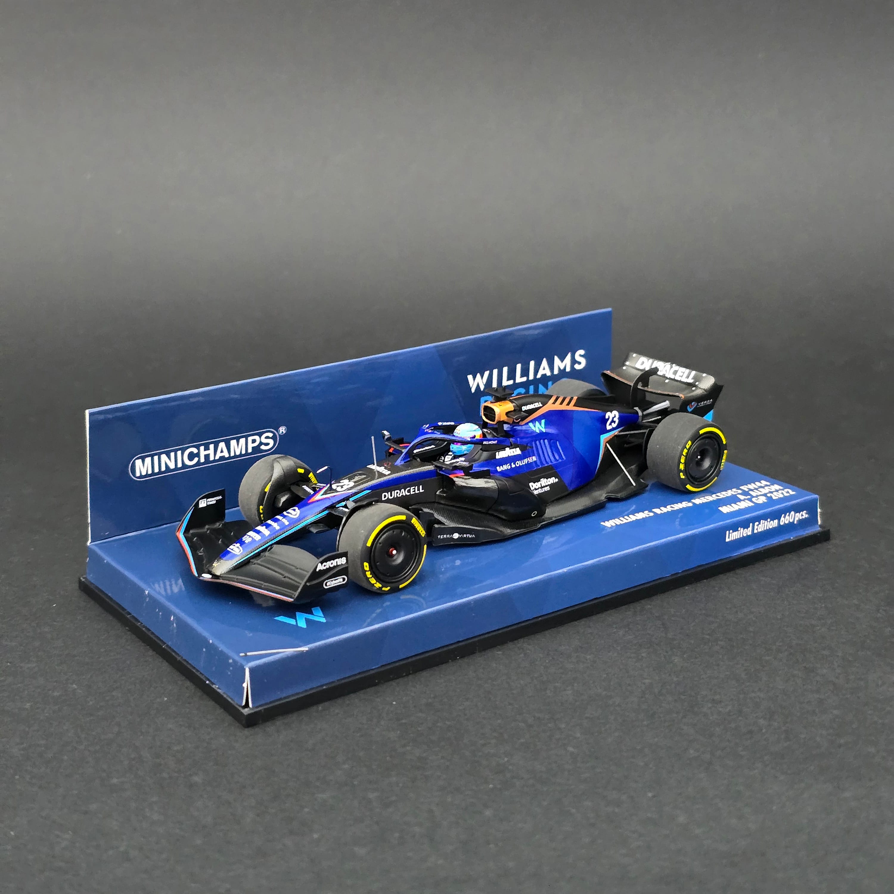 1:43 Williams Mercedes FW44 A.Albon 2022