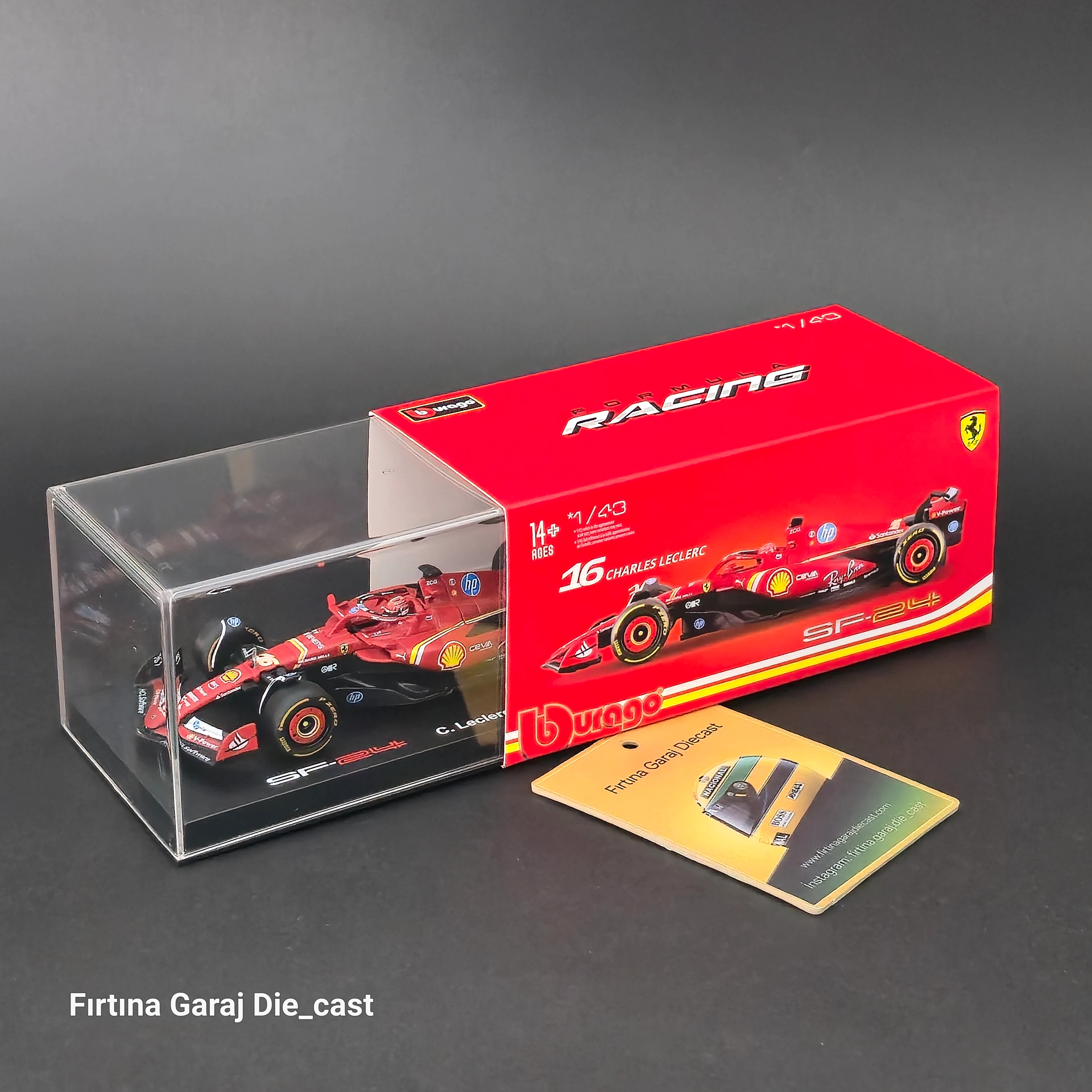 1:43 Ferrari SF24 Charles Leclerc 2024
