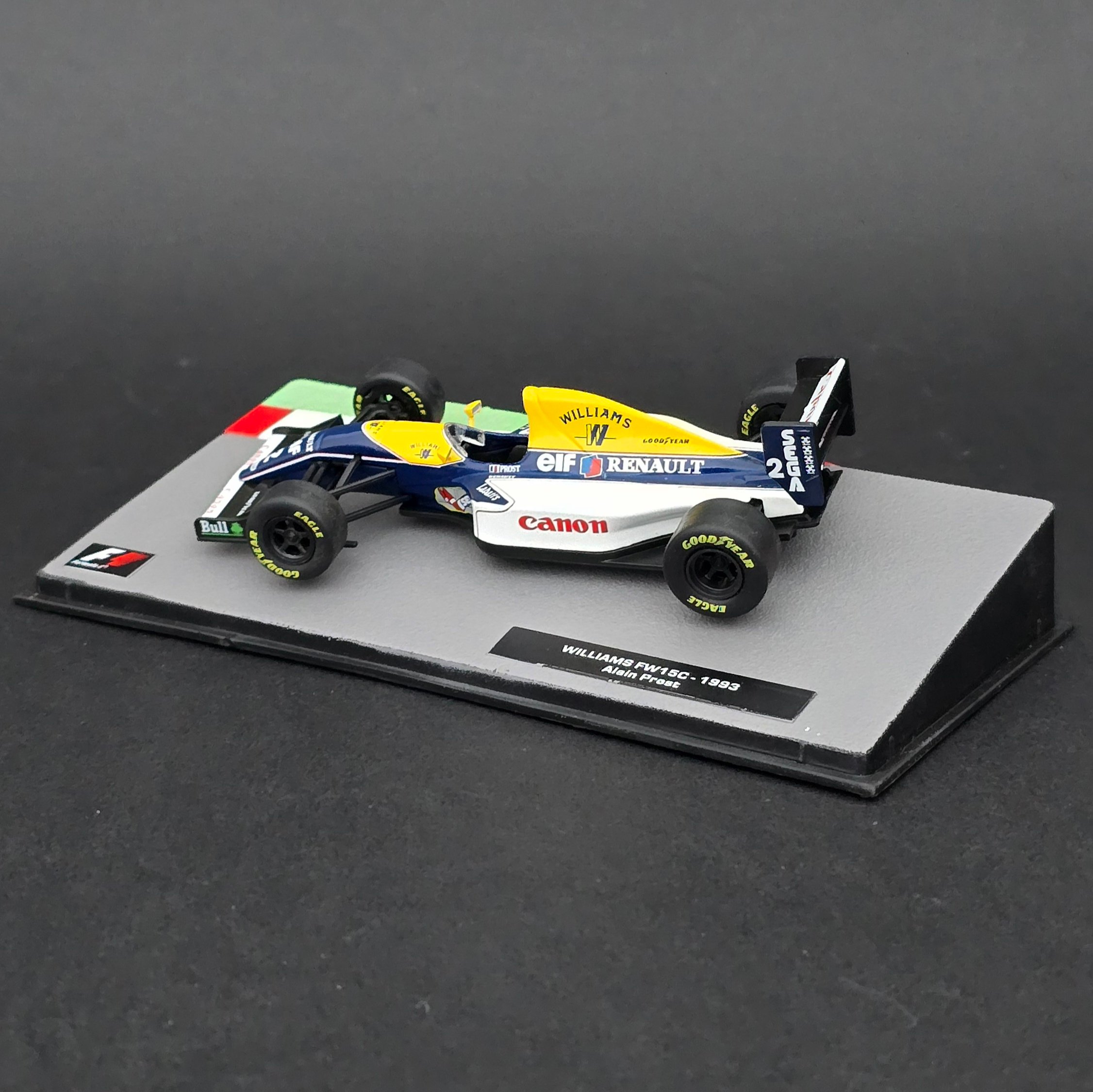 1:43 Williams Renault FW15C 1993 Dünya Şampiyonu Prost