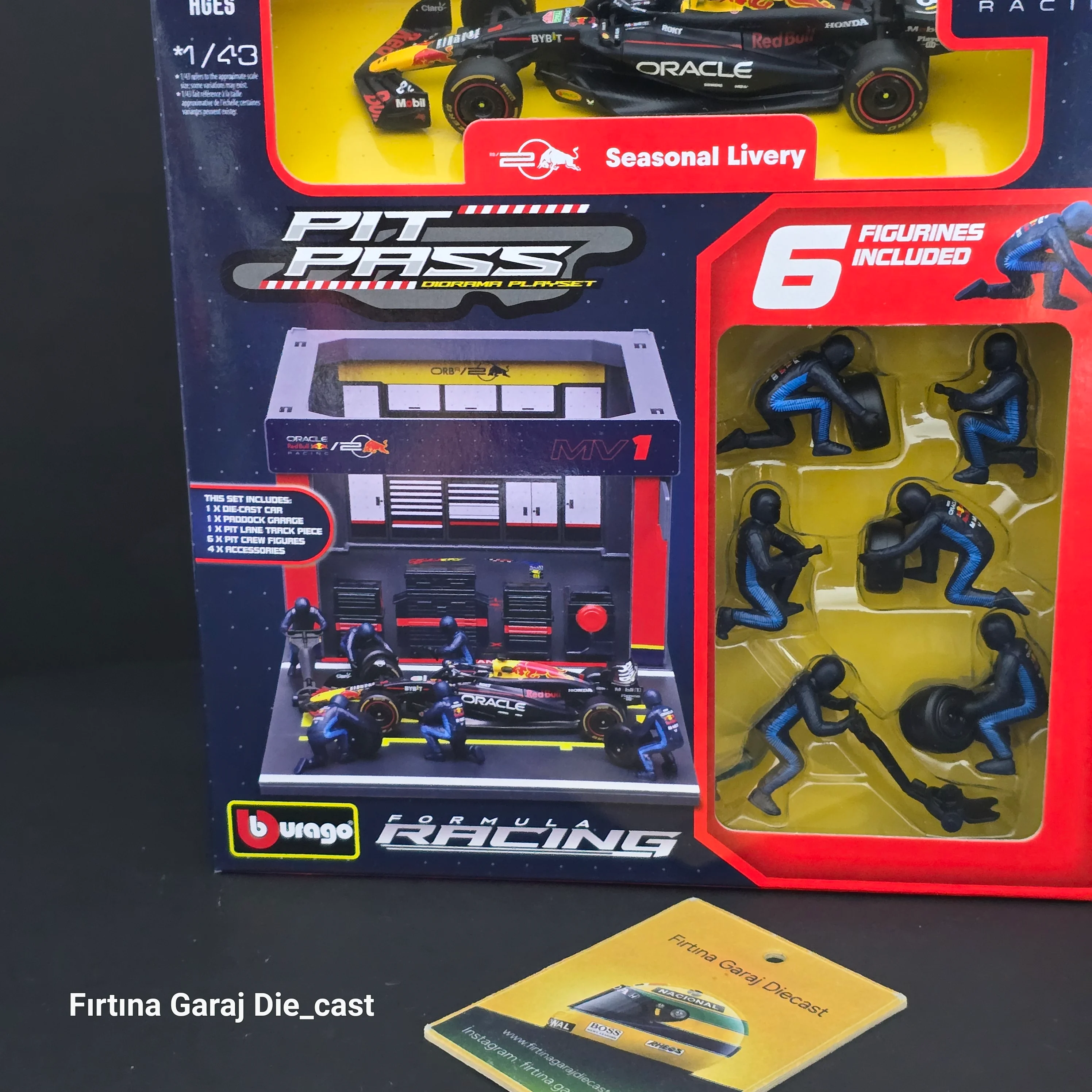 Redbull 2024 Padok Garaj ve Pitstok Ekibi Seti 