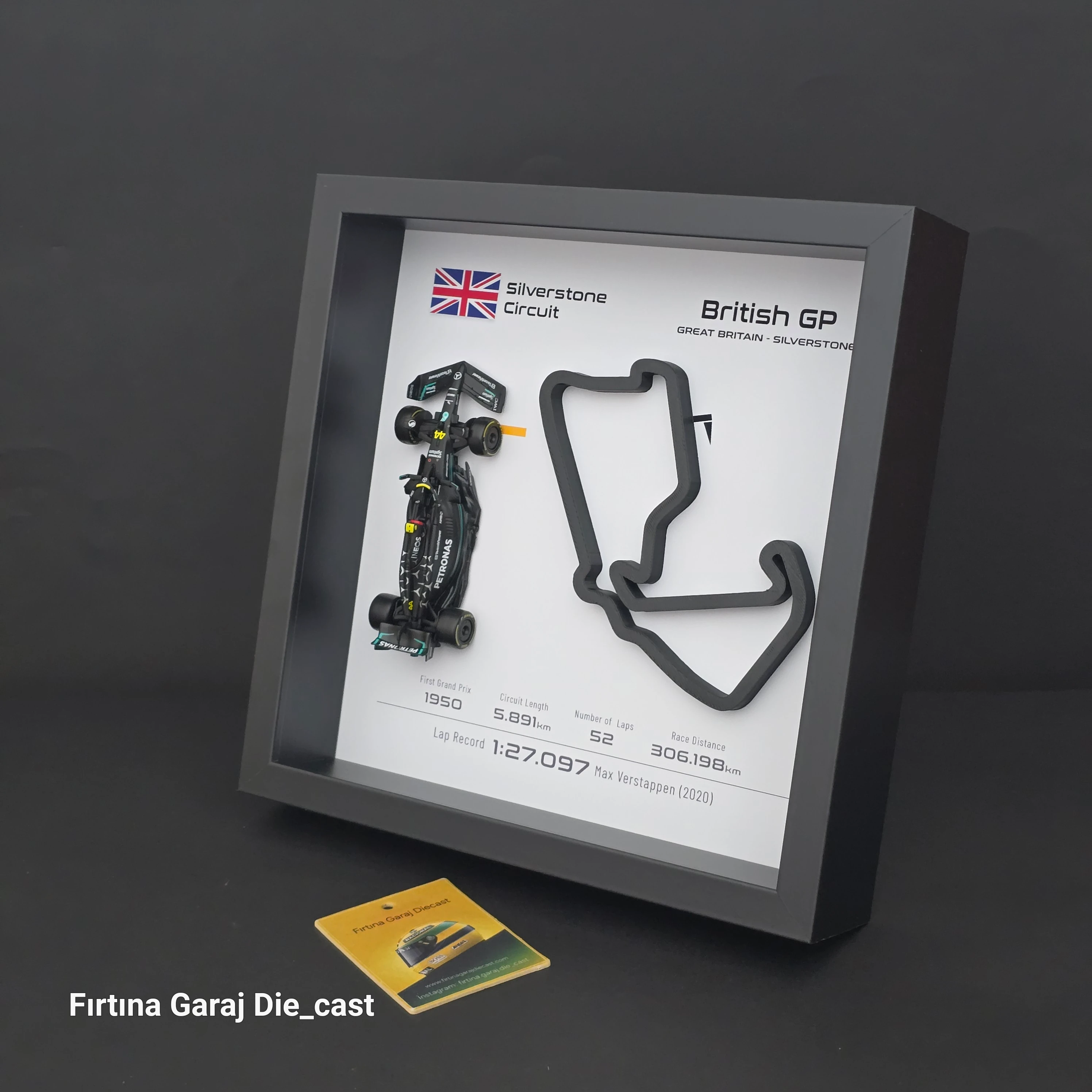 Lewis Hamilton Formula1 Duvar ve Masa Çerçevesi 