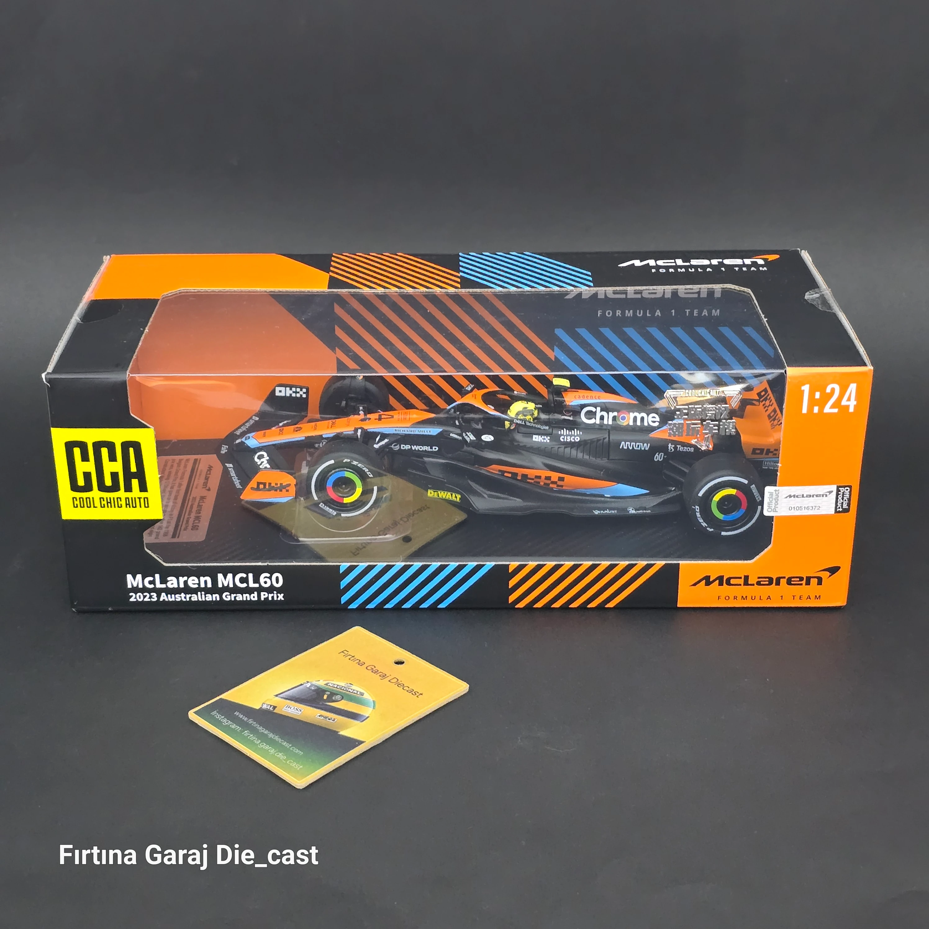 1/24 Mclaren MCL60 Lando Noris 2023