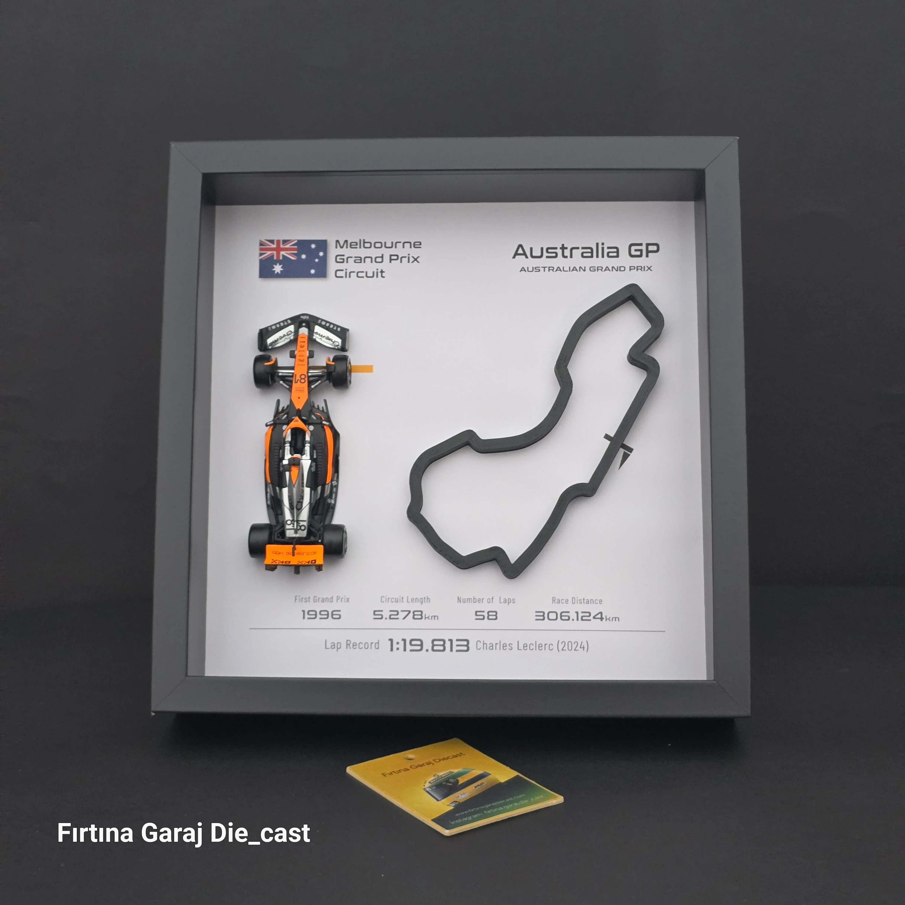 Oscar Piastri Formula 1 Duvar ve Masa Çervesi 