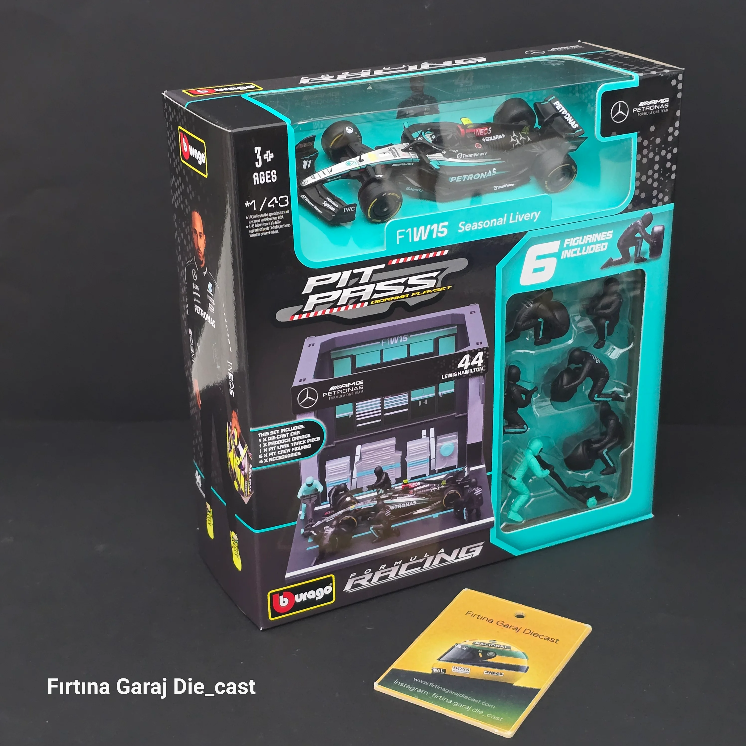 Mercedes 2024 Padok Garaj ve Pitstop Ekibi Seti