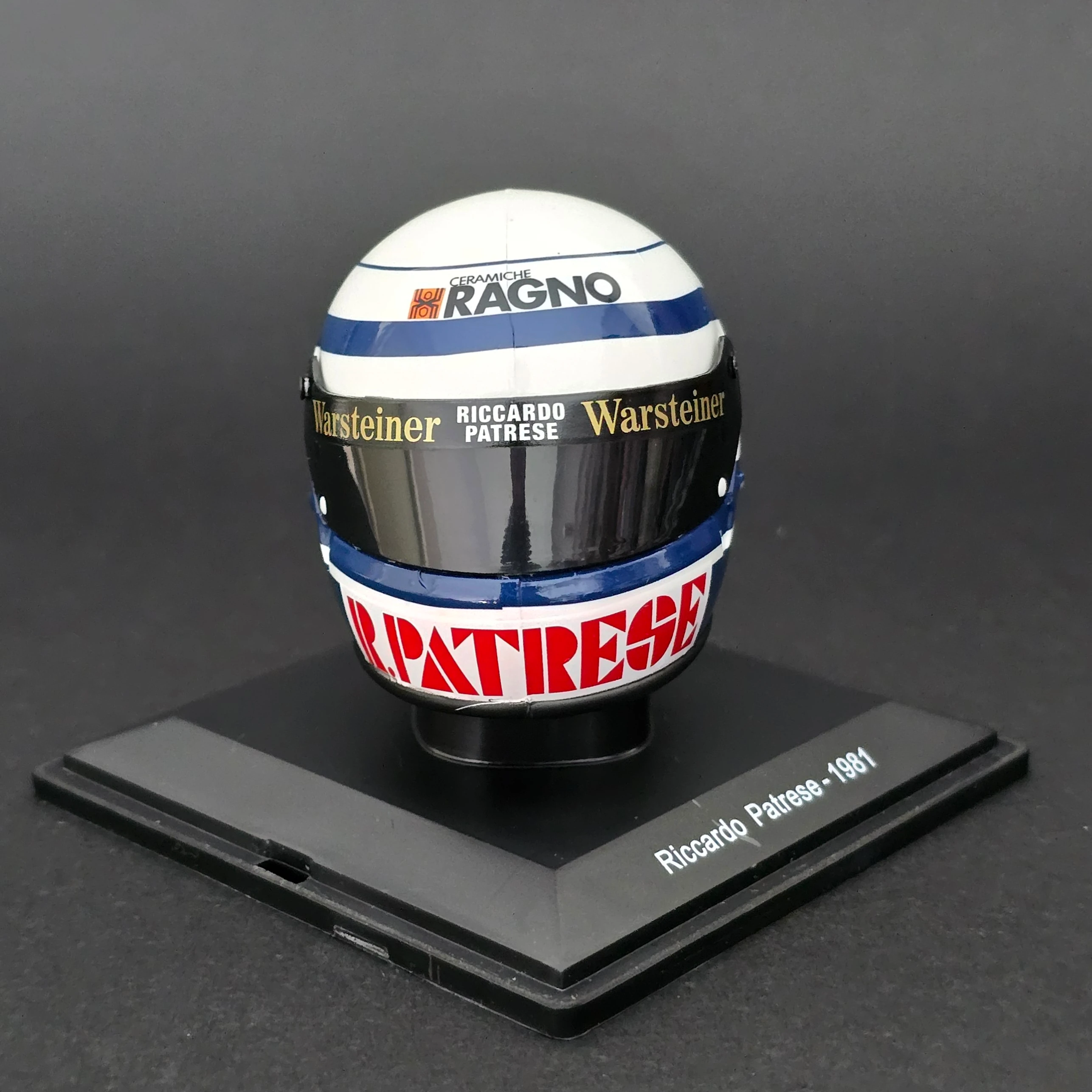 1:5 Ricciardo Patrese 1981 Kask Figürü 