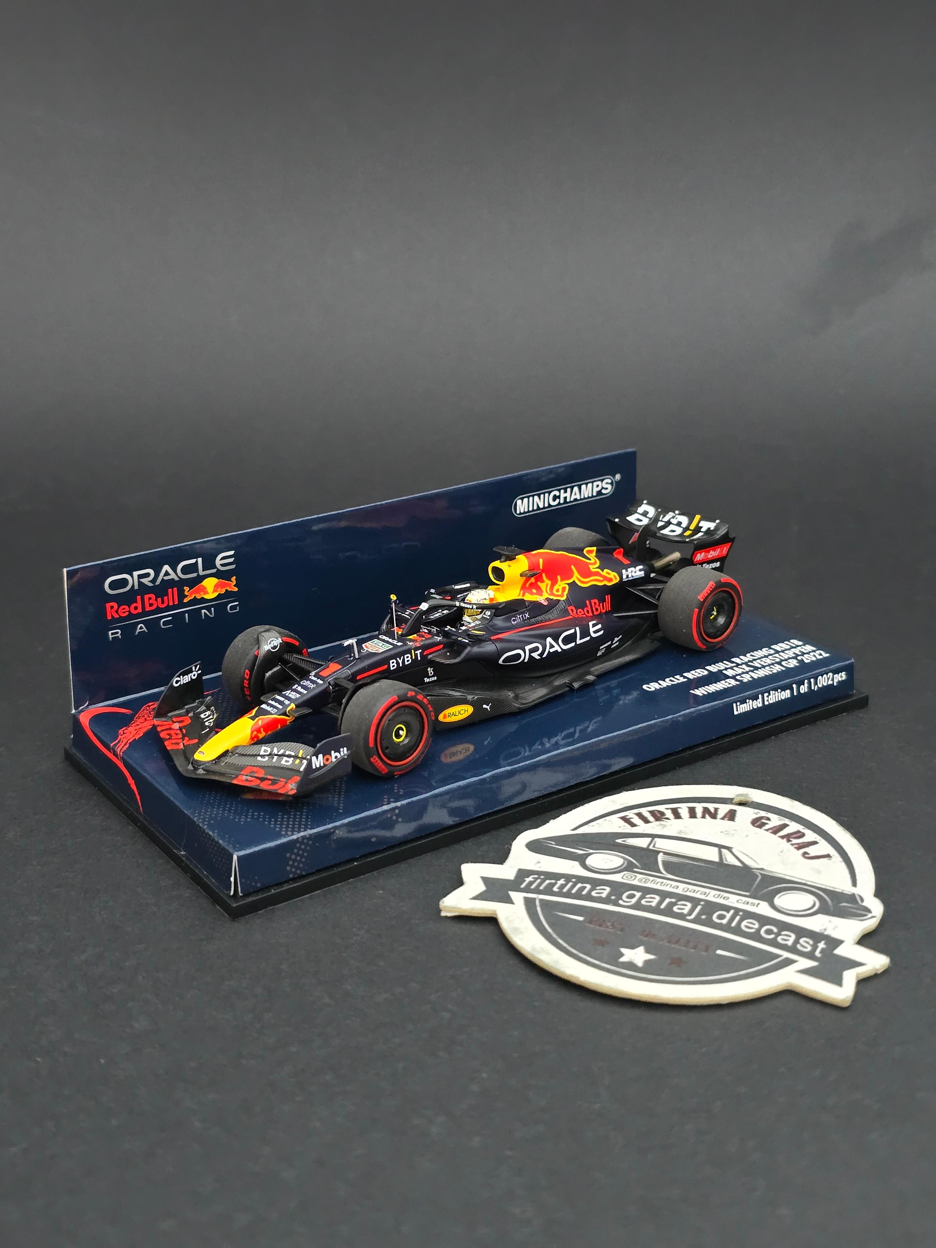 1:43 Redbull Oracle RB18 Max Verstappe 2022 Dünya Şampiyonu 