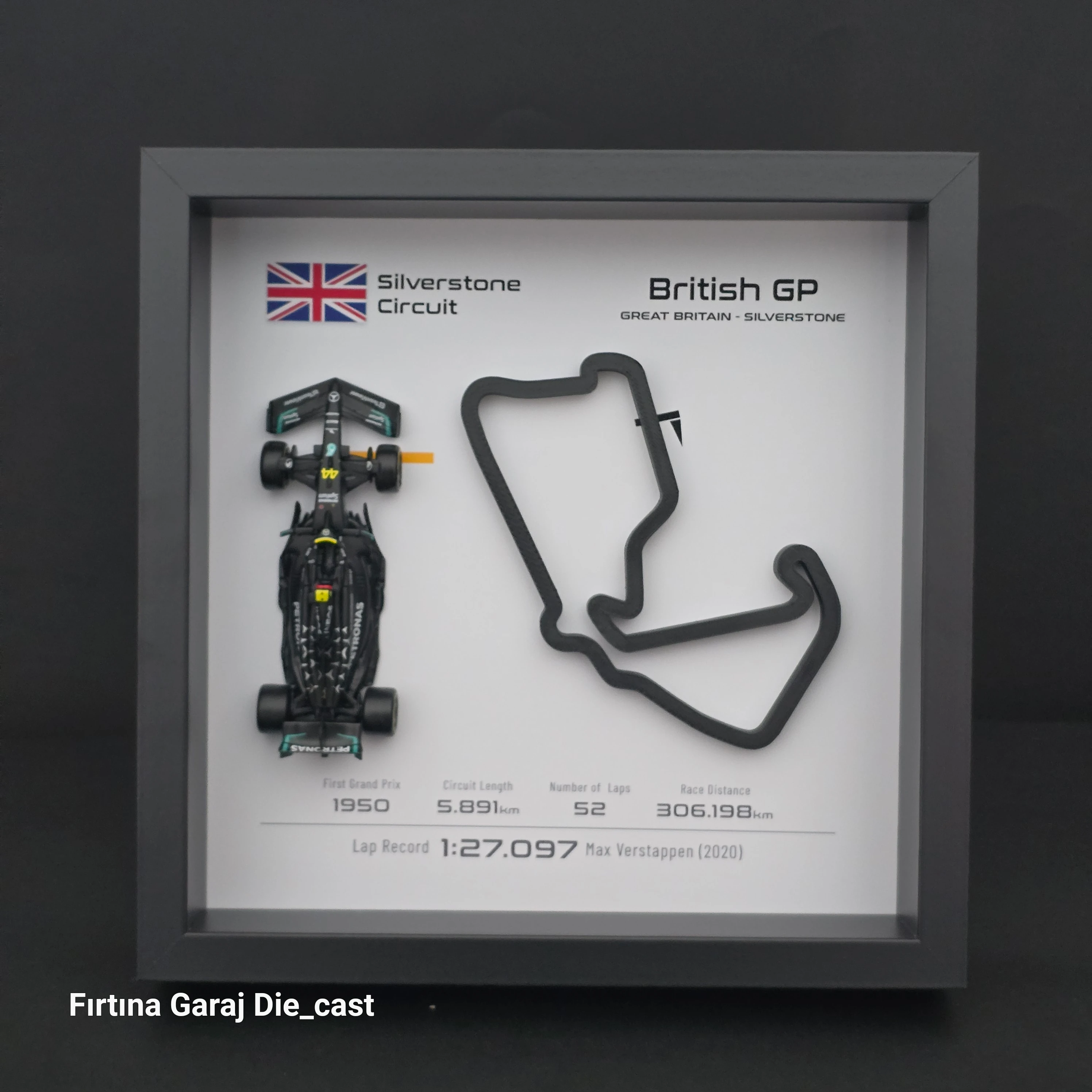 Lewis Hamilton Formula1 Duvar ve Masa Çerçevesi 