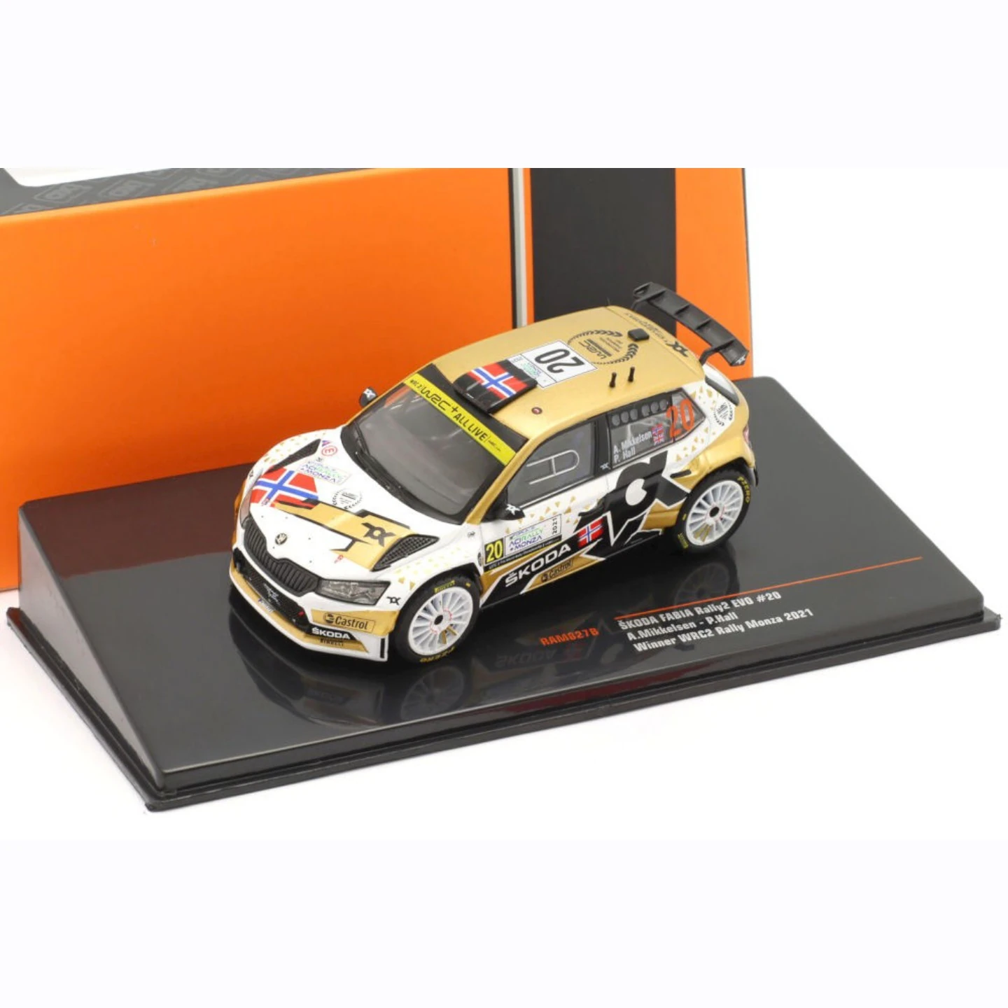 1/43 İxo Skoda Fabia EVO Rally 2 2021