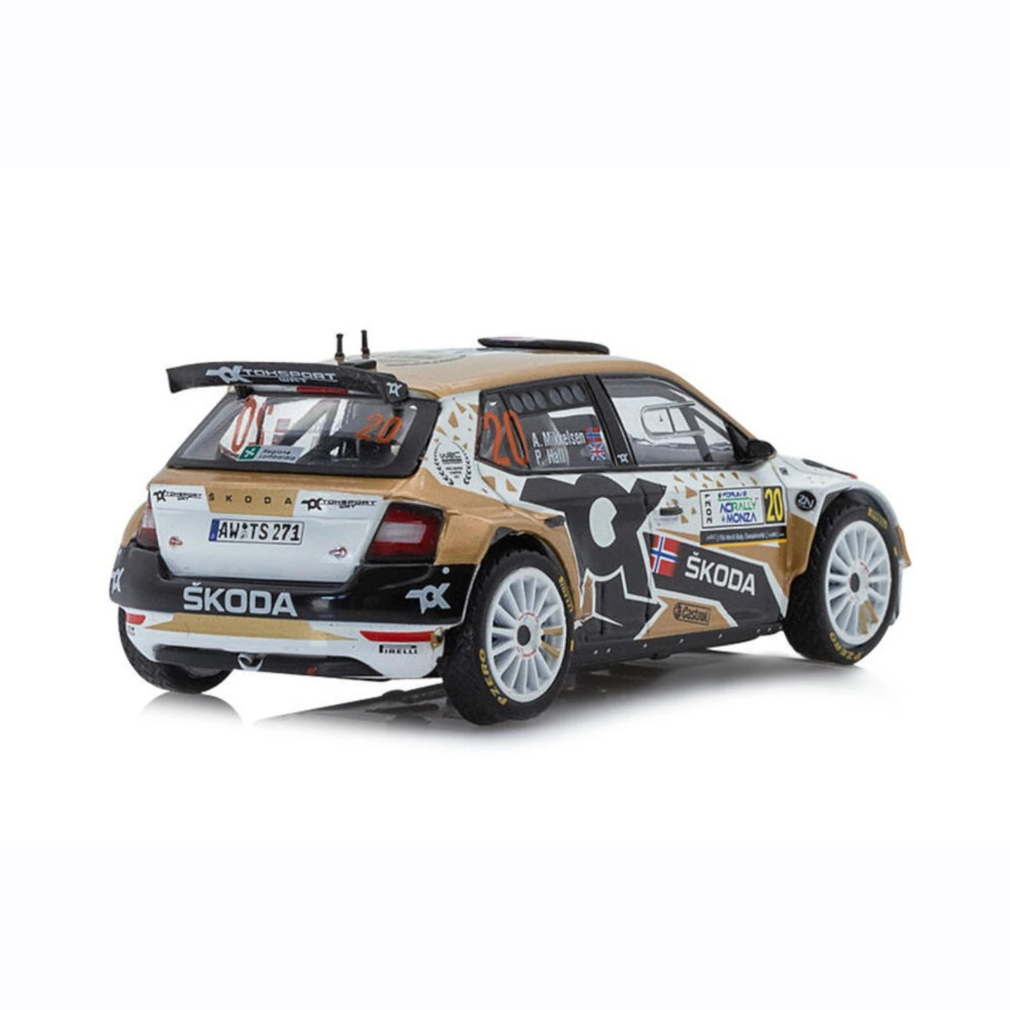 1/43 İxo Skoda Fabia EVO Rally 2 2021