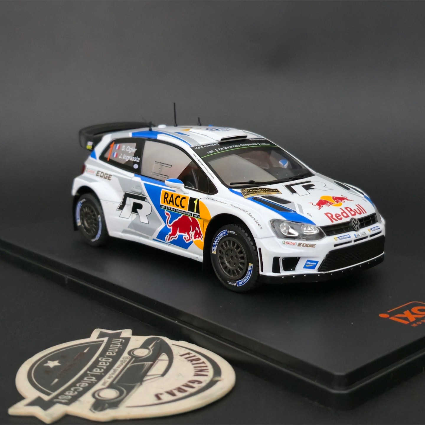 1:24 VW POLO R WRC 2014 Dünya Şampiyonu S.Ogier 