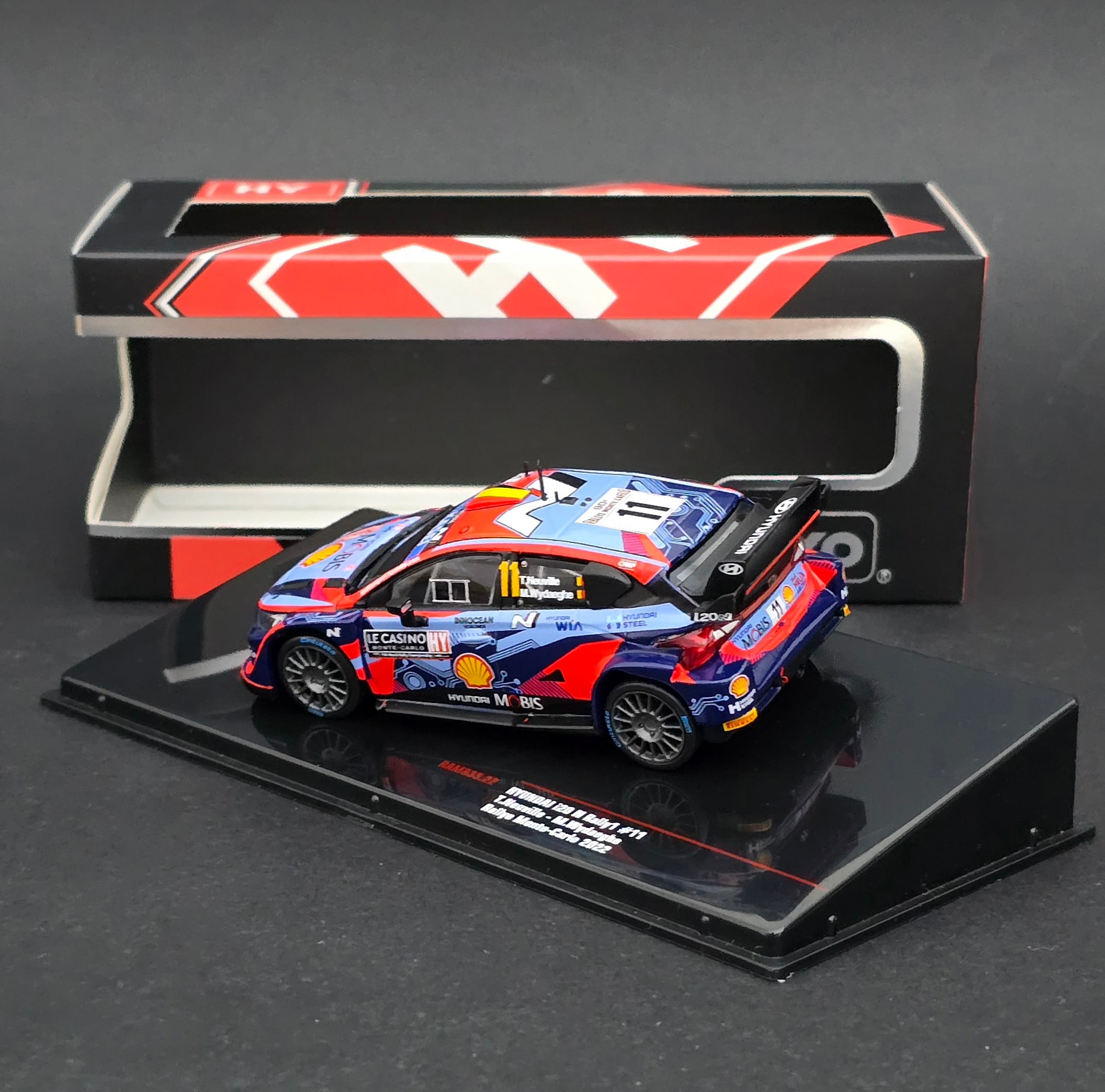 1:43 Ixo Hyundai i20 N WRC 2022 Monte Carlo Rallisi 