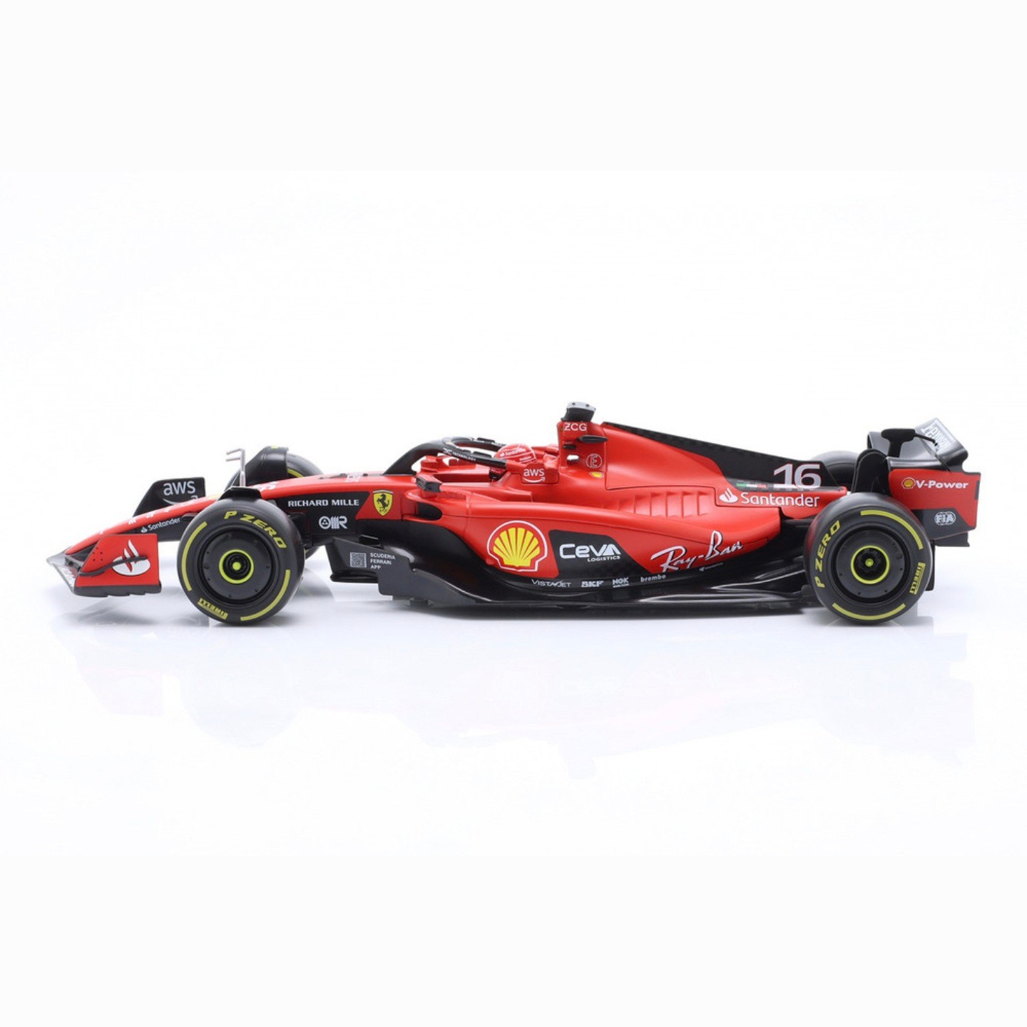 1:18 Bburago Ferrari SF23 Charles Leclerc 