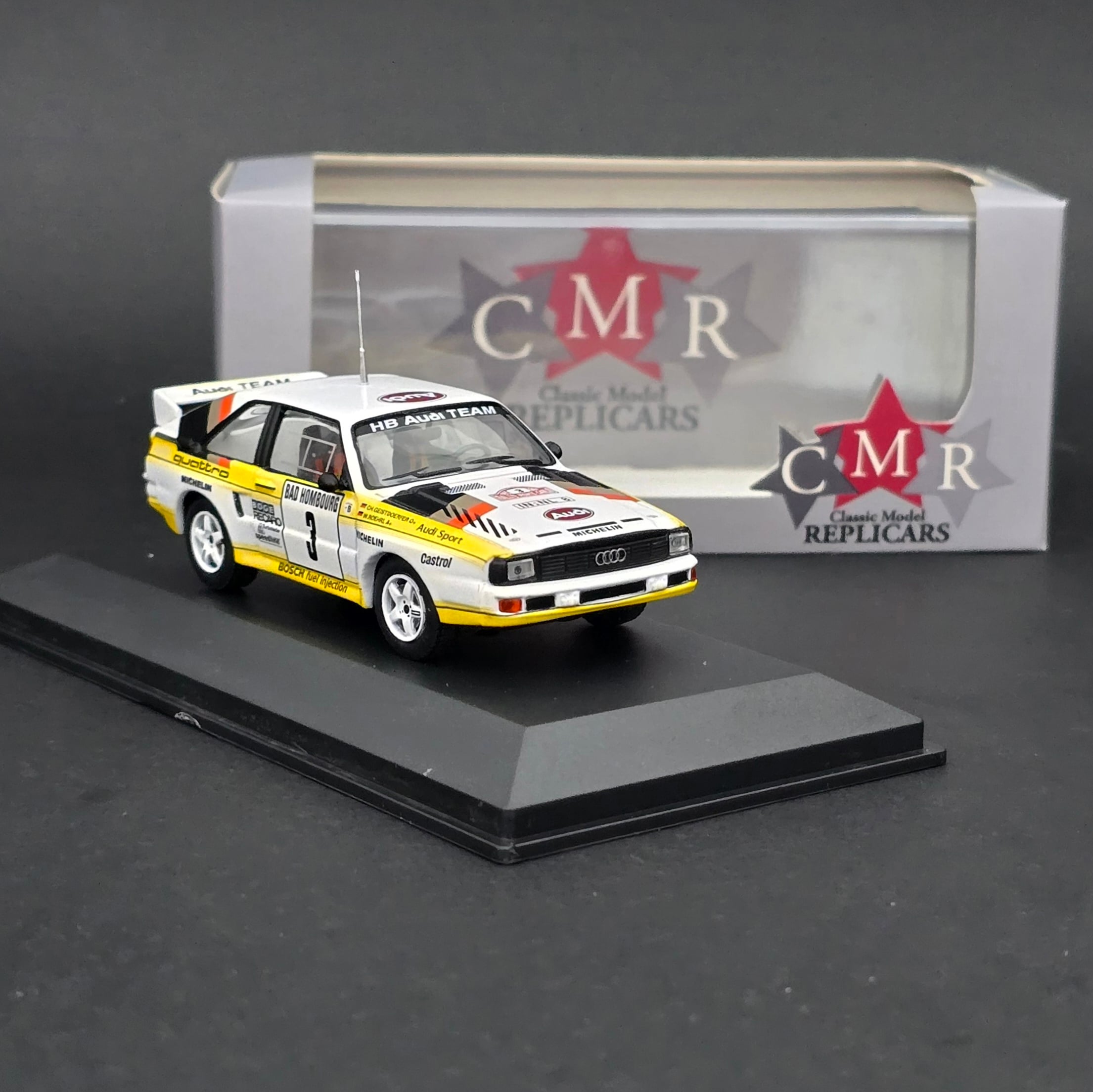 1:43 Audi Quattro Rally W.Röhrl 
