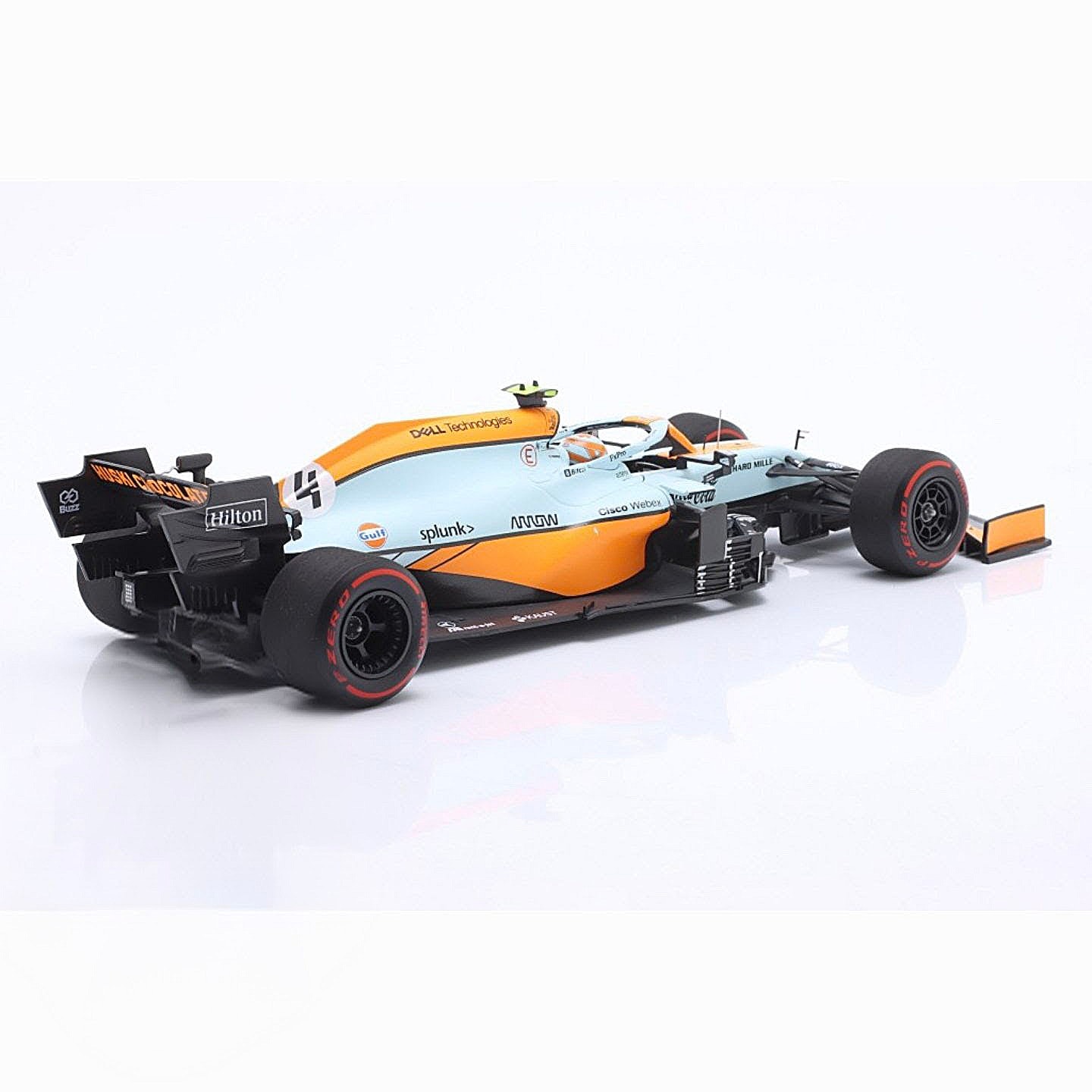 1:18 Minichamps McLaren MCL35M Gulf  2021 Monaco GP Lando Noris 