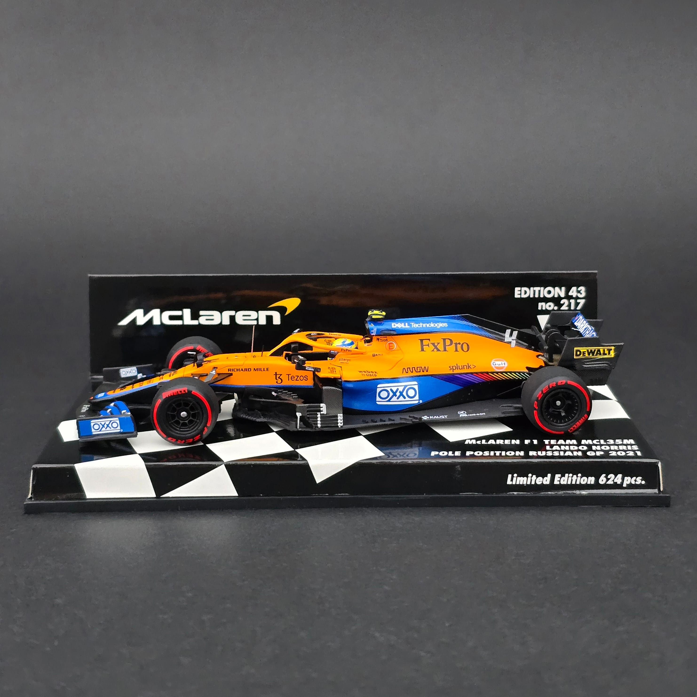 1:43 Mclaren MCL35M Lando Noris 2021