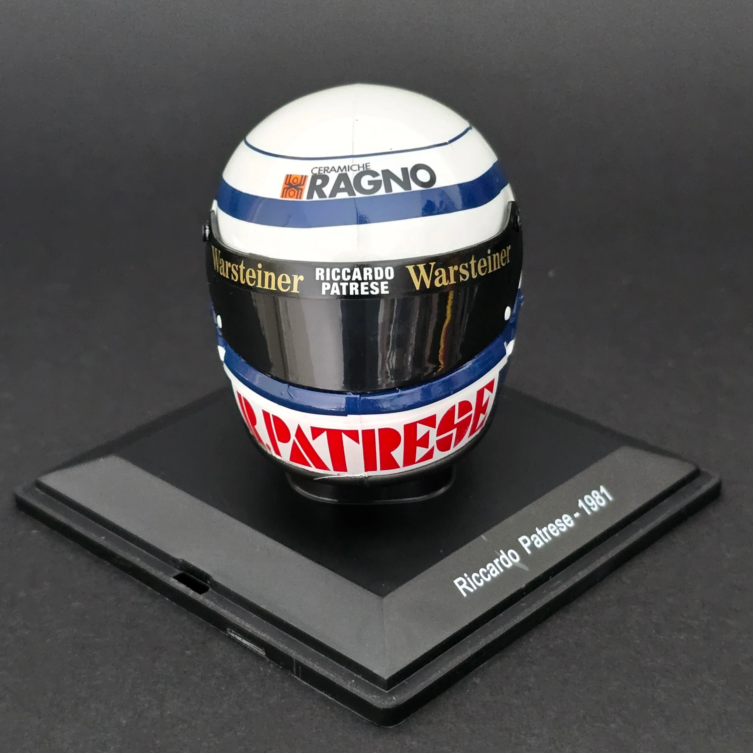 1:5 Ricciardo Patrese 1981 Kask Figürü 