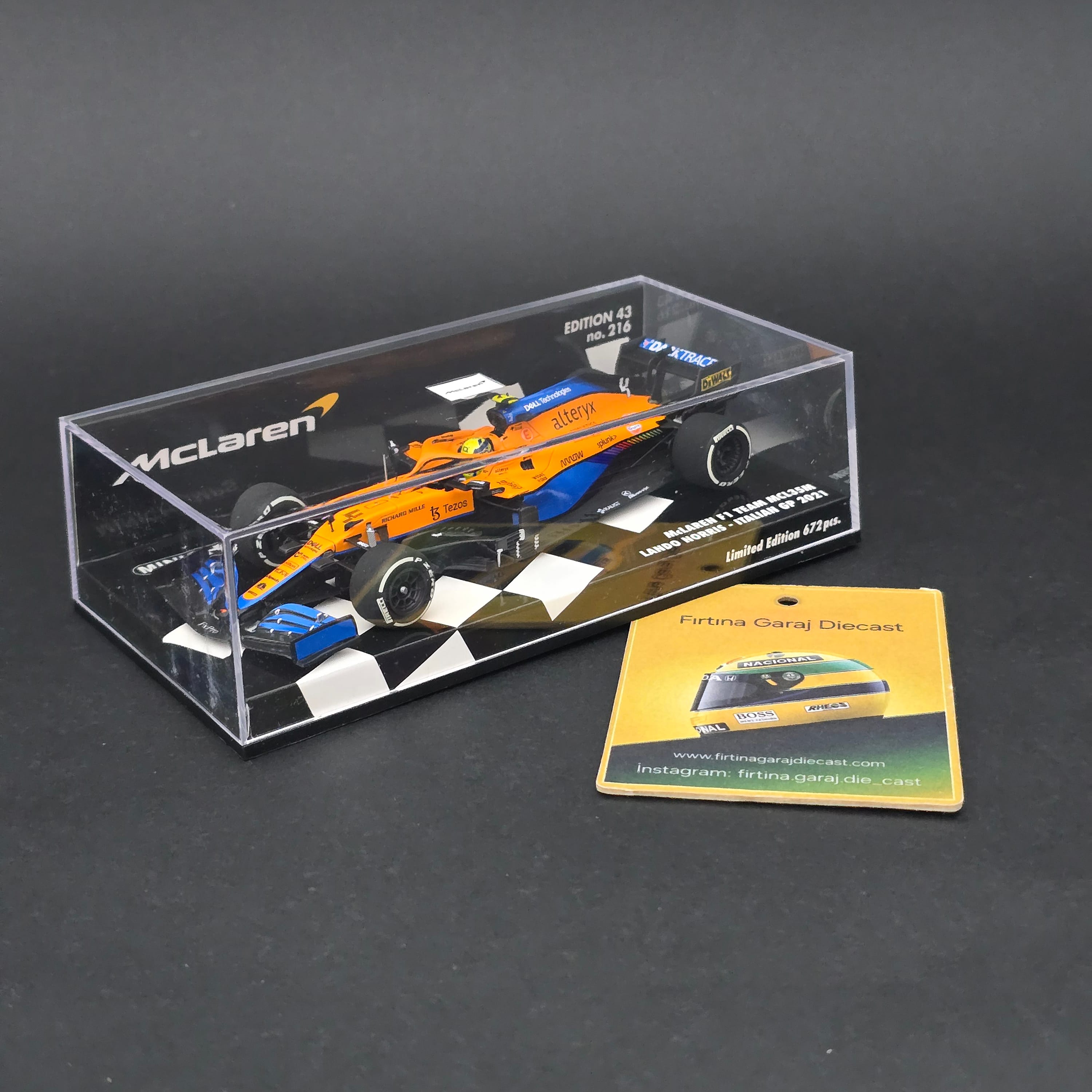1:43 Mclaren MCL35M Lando Noris 