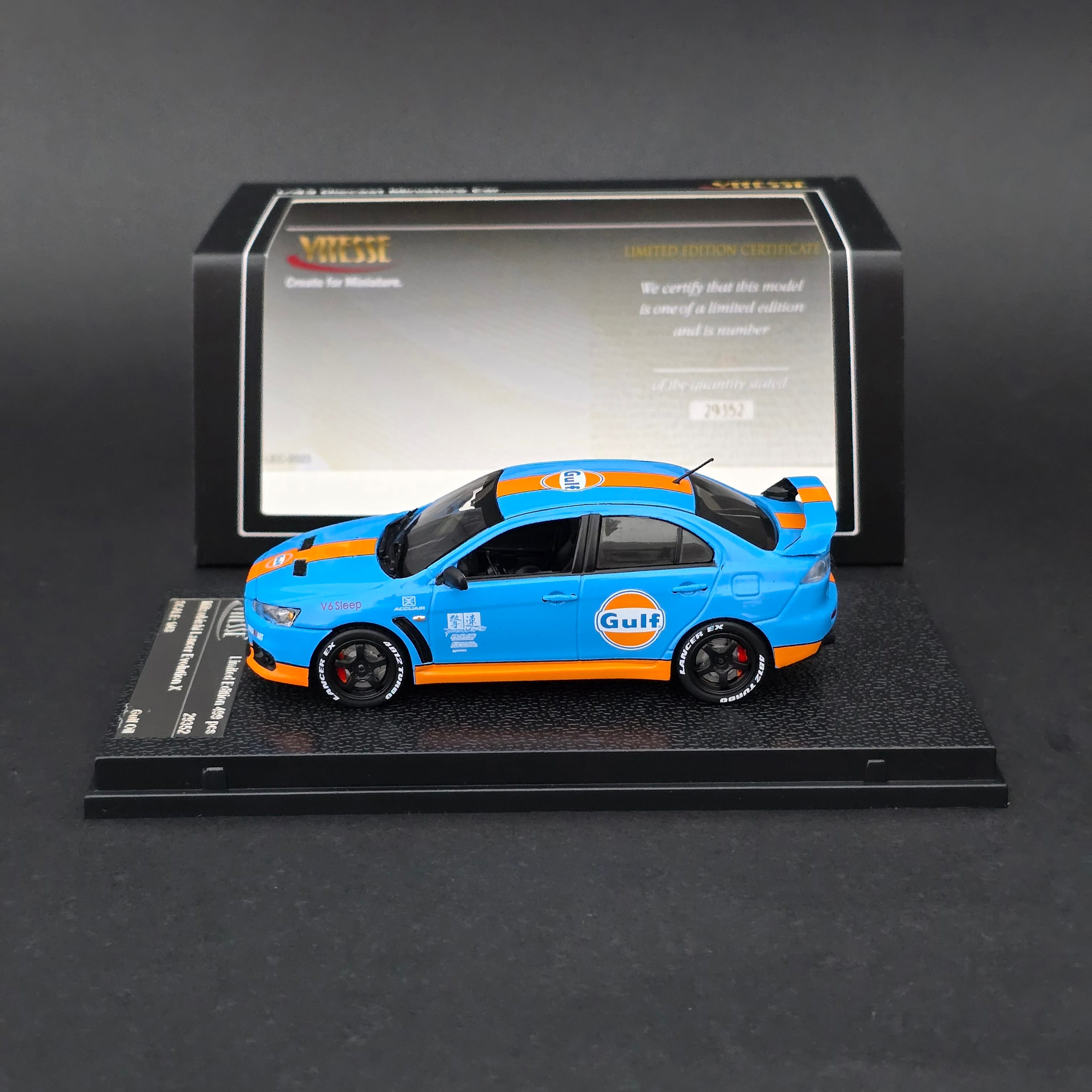 1:43 Mitsubishi Lancer Evo X Gulf Limitli Üretim 