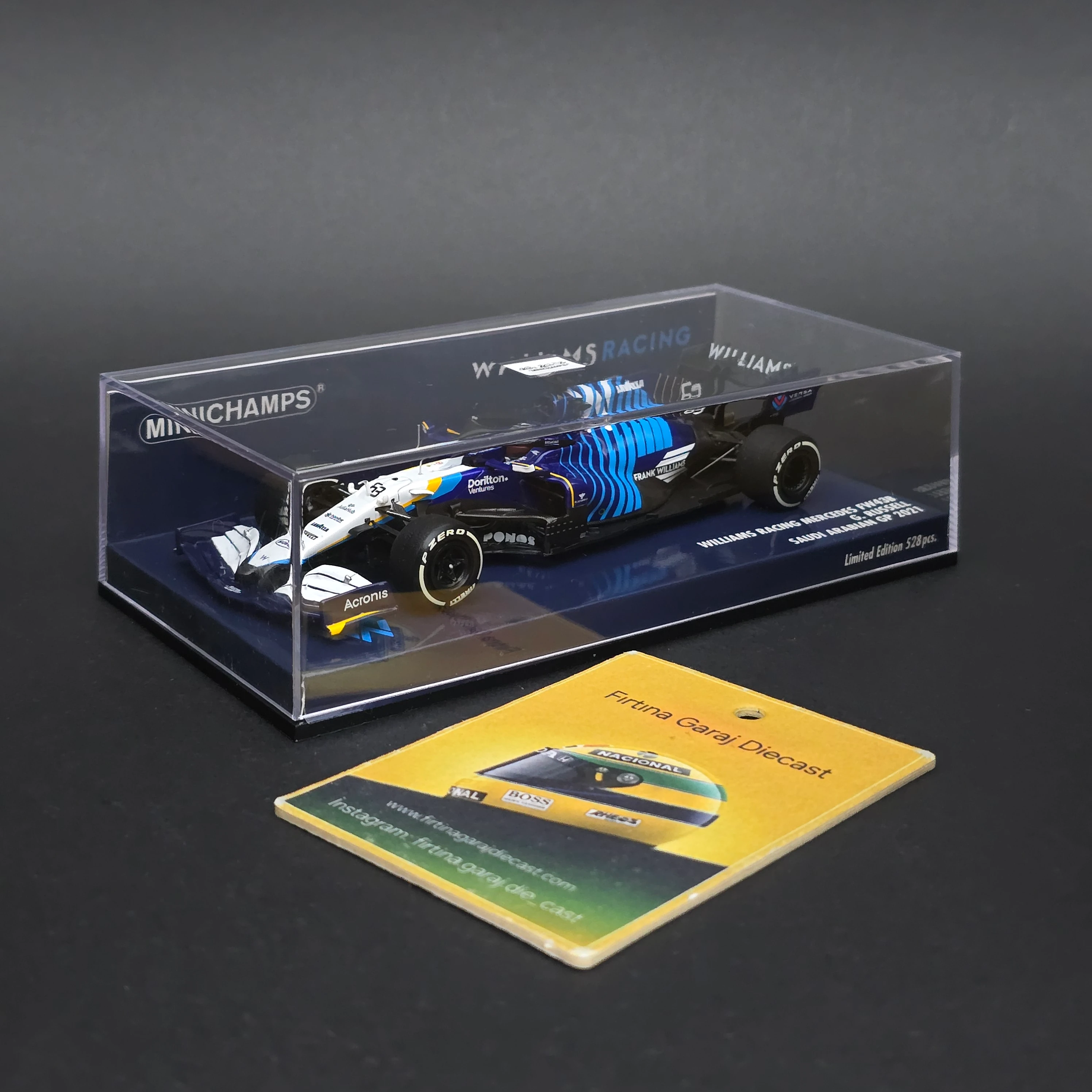 1/43 Minichamps Williams Mercedes FW43B George Russell 2021