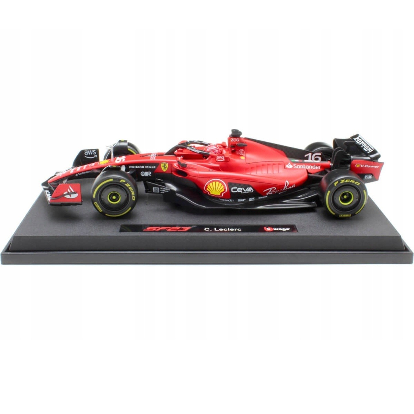 1:18 Bburago Ferrari SF23 Charles Leclerc 