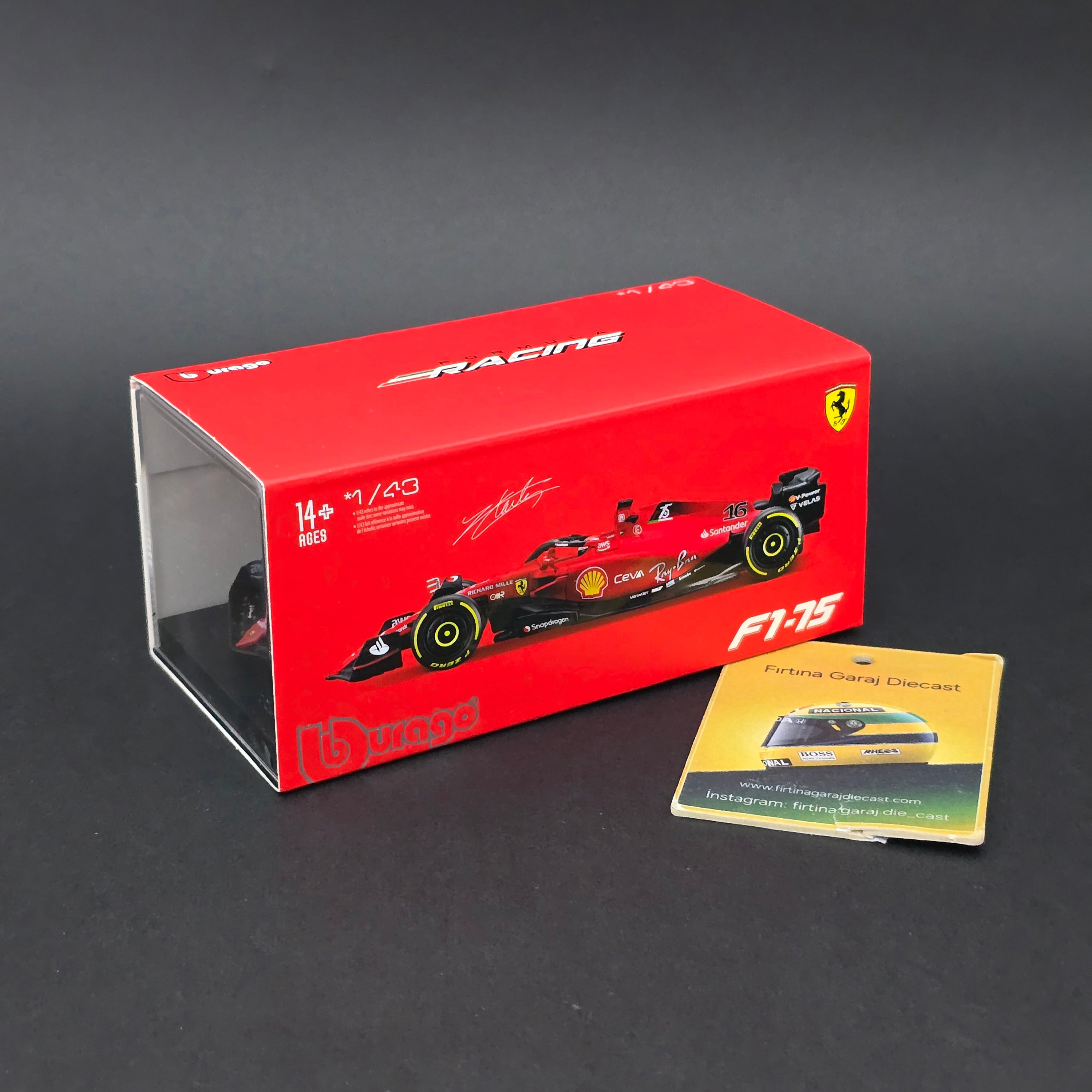 1:43 Ferrari F1 75 Charles Leclerc 2022