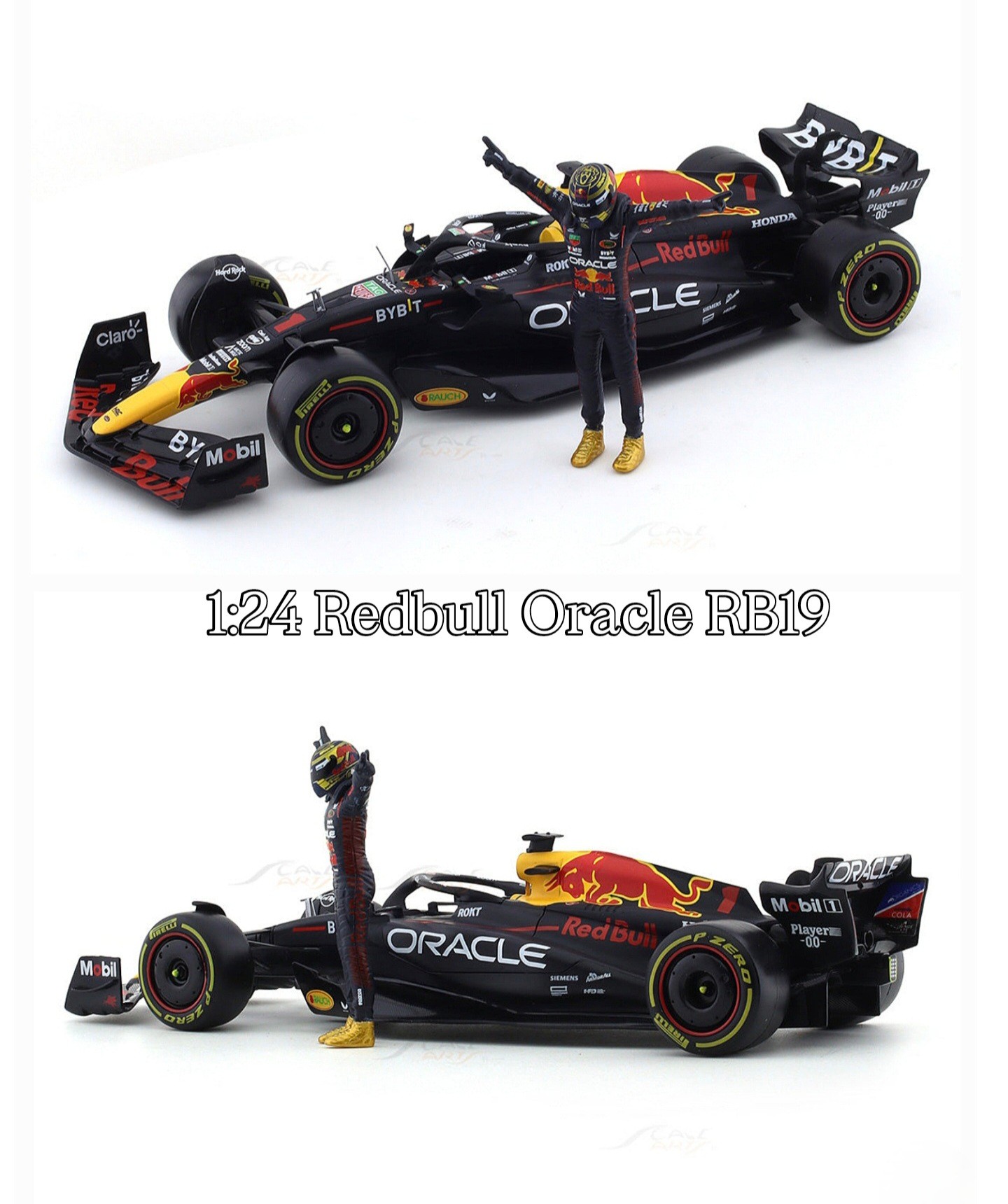 1:24 Redbull Oracle RB19 Max Verstappen 2023 Dünya Şampiyonu 