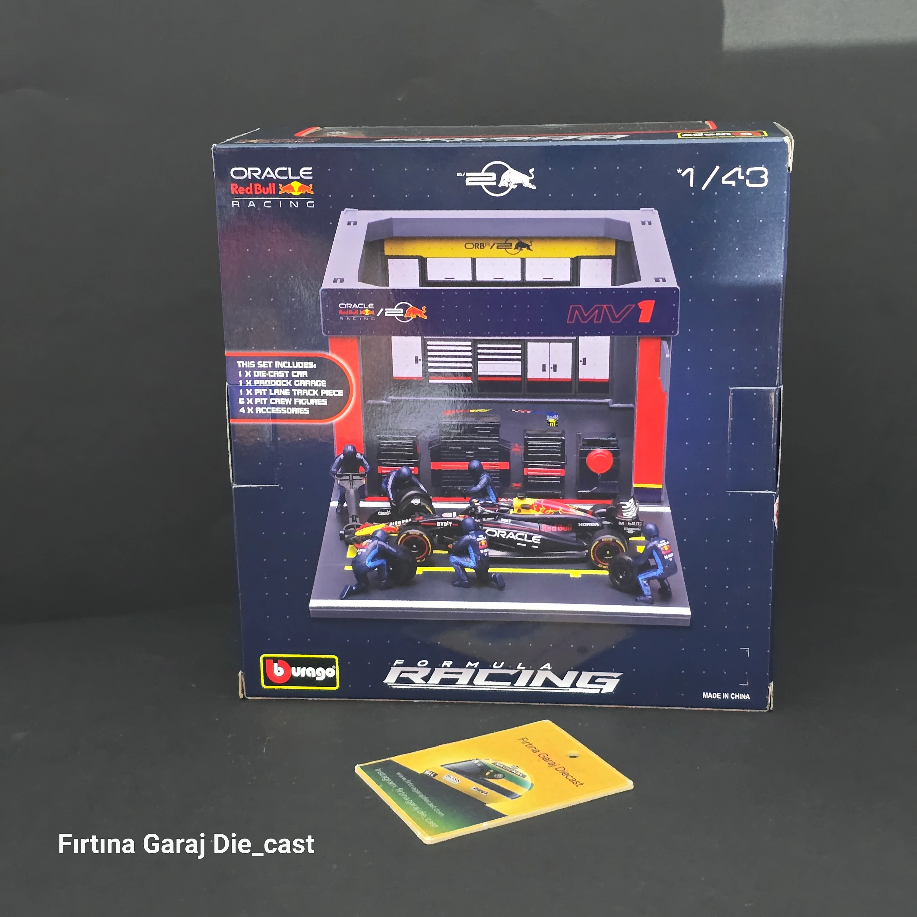 Redbull 2024 Padok Garaj ve Pitstok Ekibi Seti 