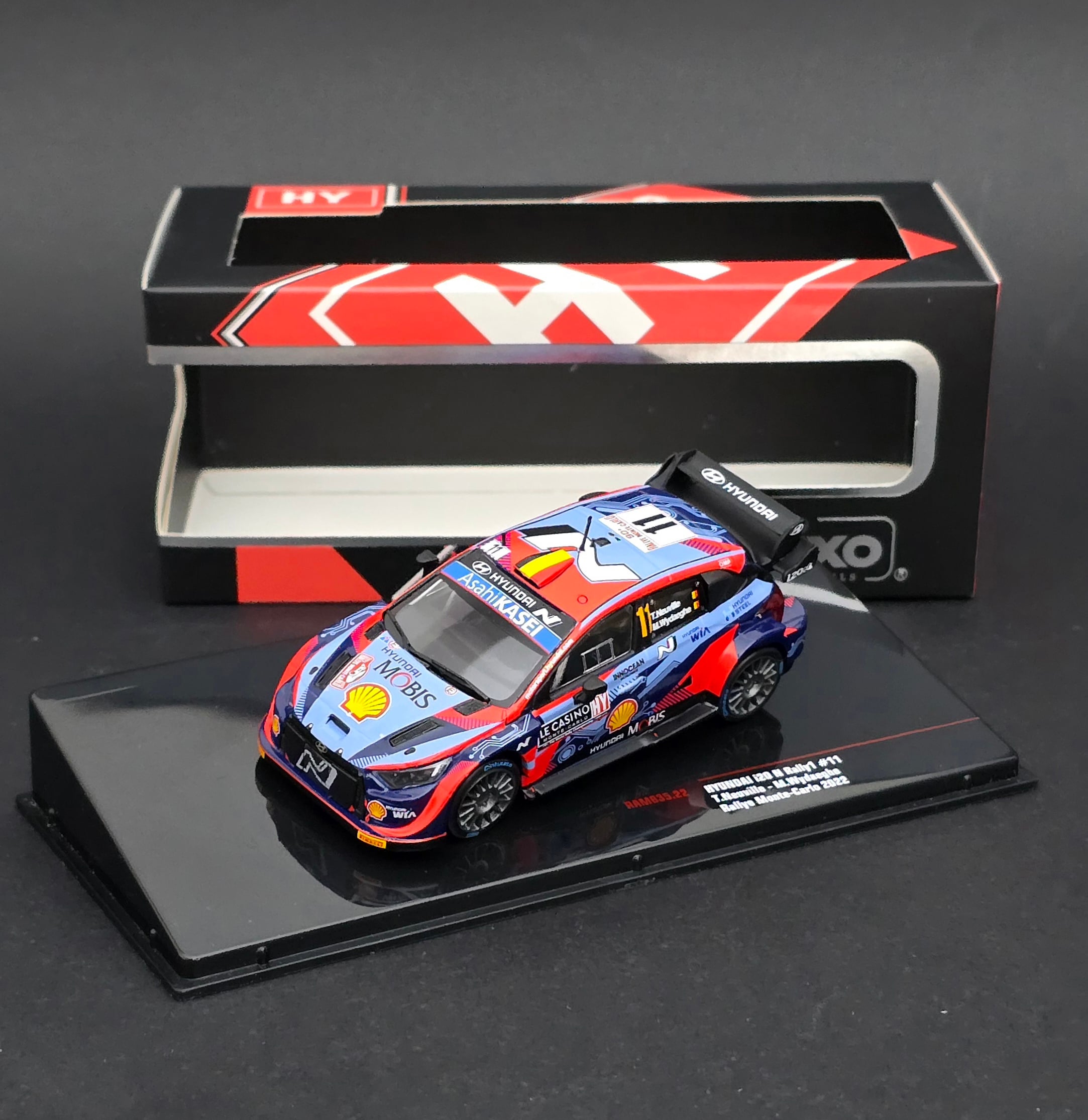 1:43 Ixo Hyundai i20 N WRC 2022 Monte Carlo Rallisi 
