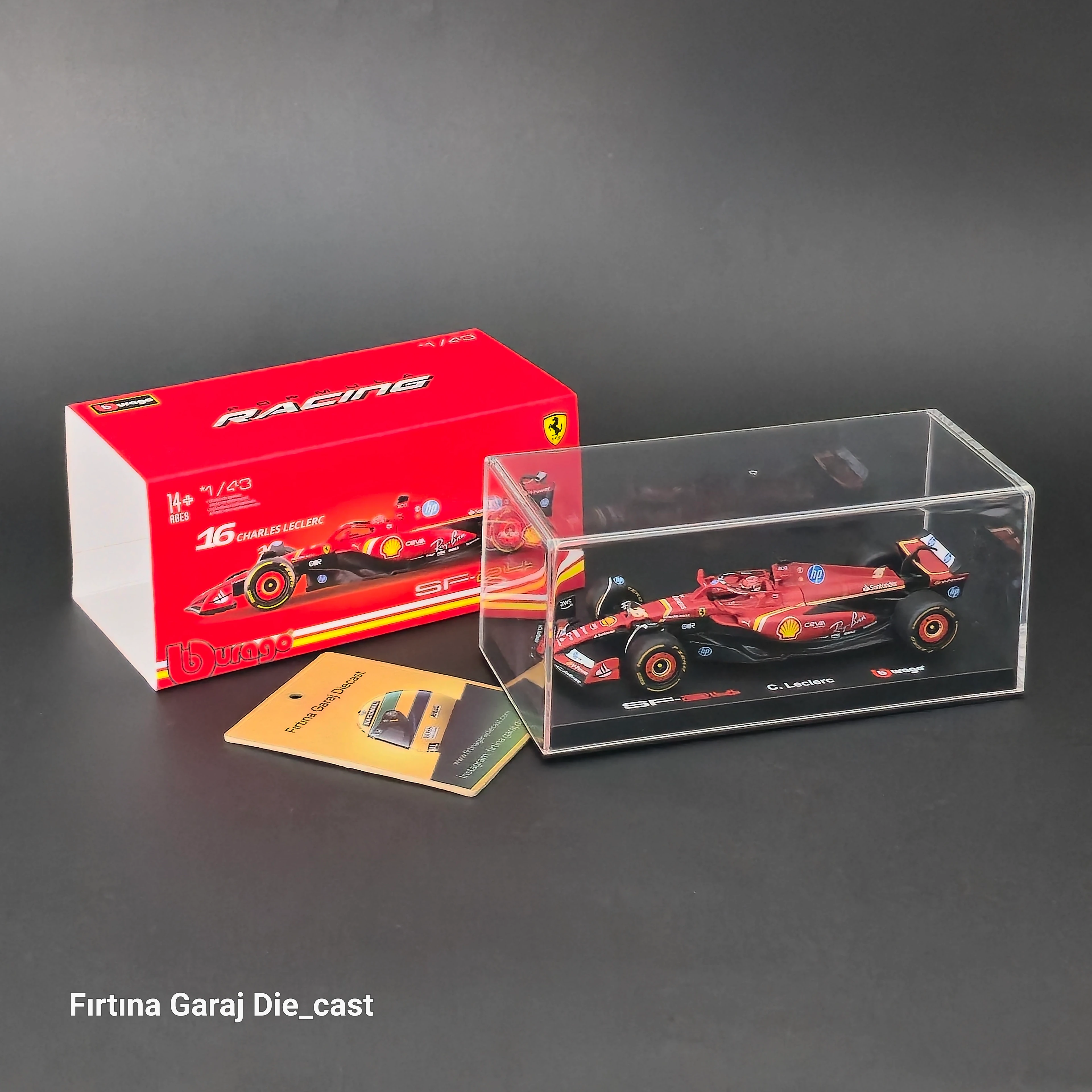 1:43 Ferrari SF24 Charles Leclerc 2024