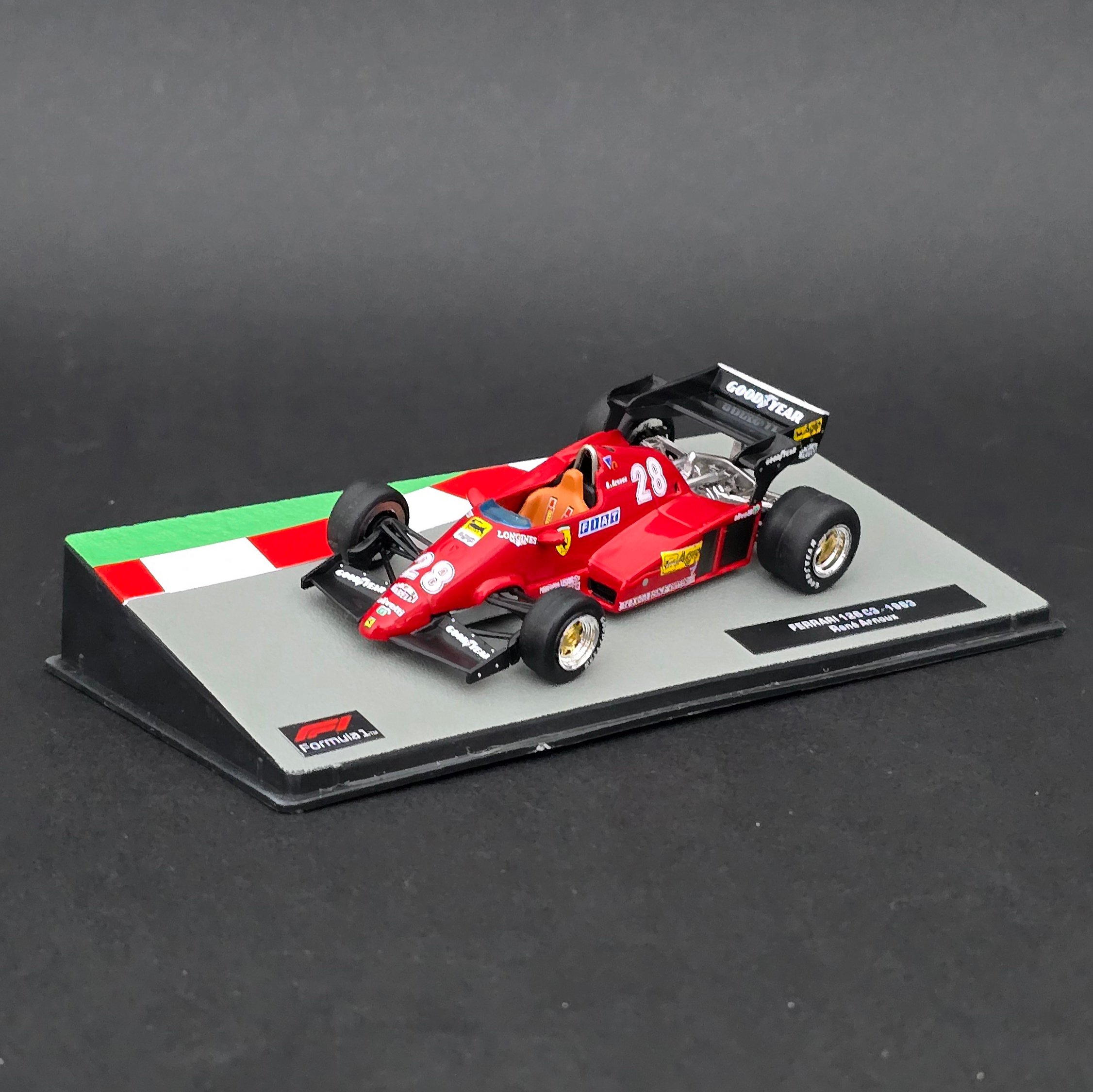 1:43 Ferrari 126 C3 Rene Arnoux 1983