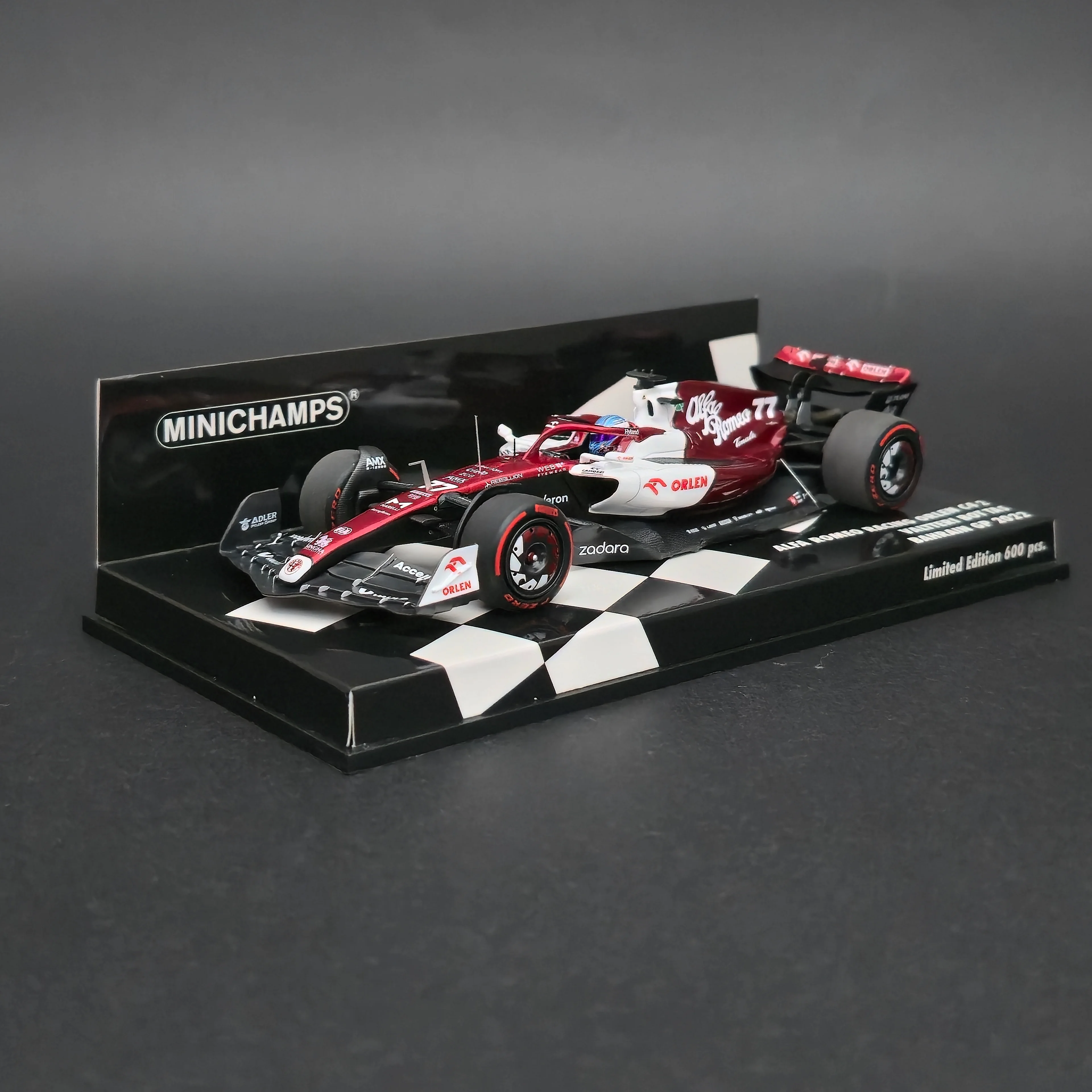 1/43 Minichamps Alfa Romeo C42 Valteri Bottas 2022