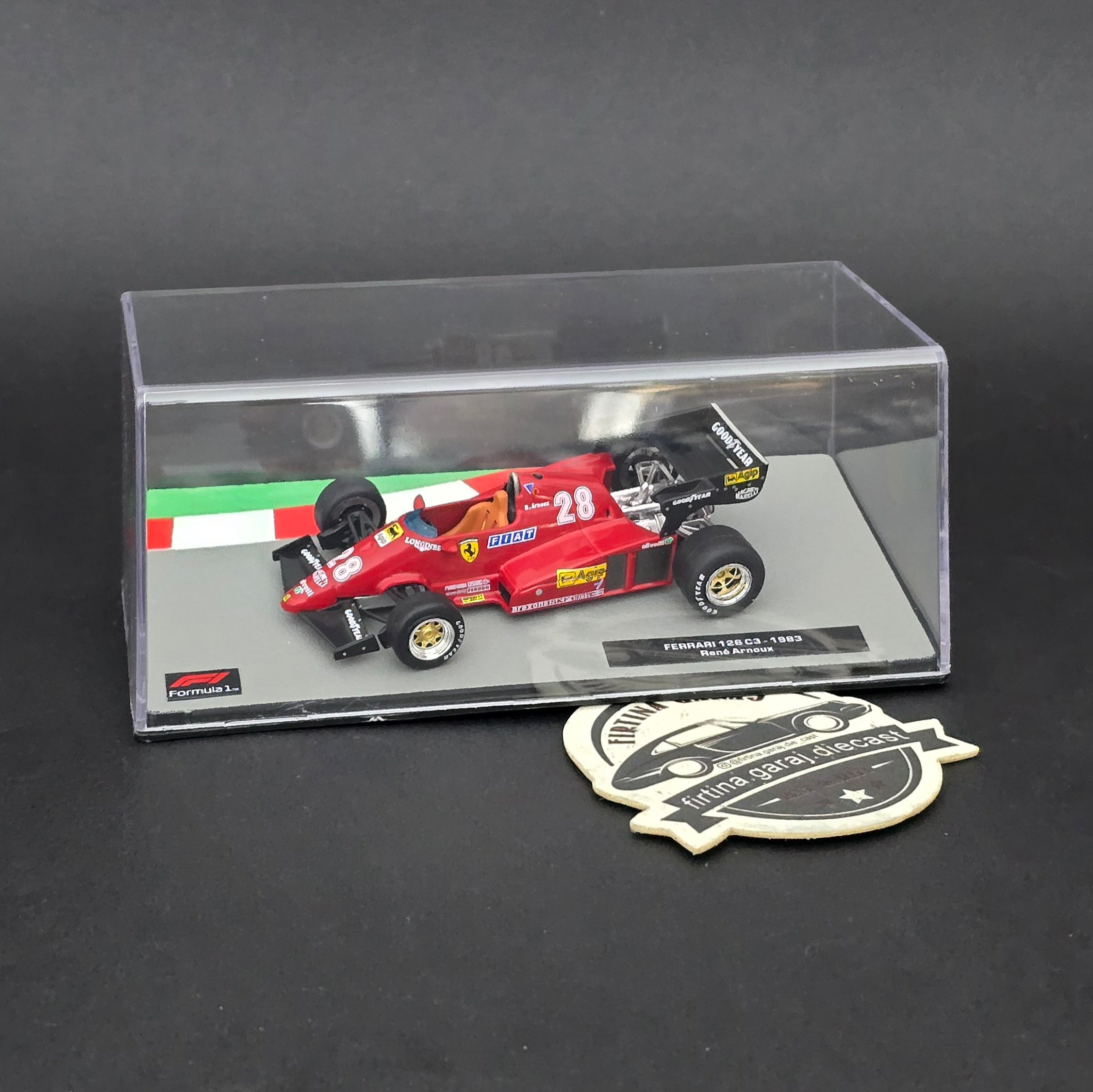 1:43 Ferrari 126 C3 Rene Arnoux 1983