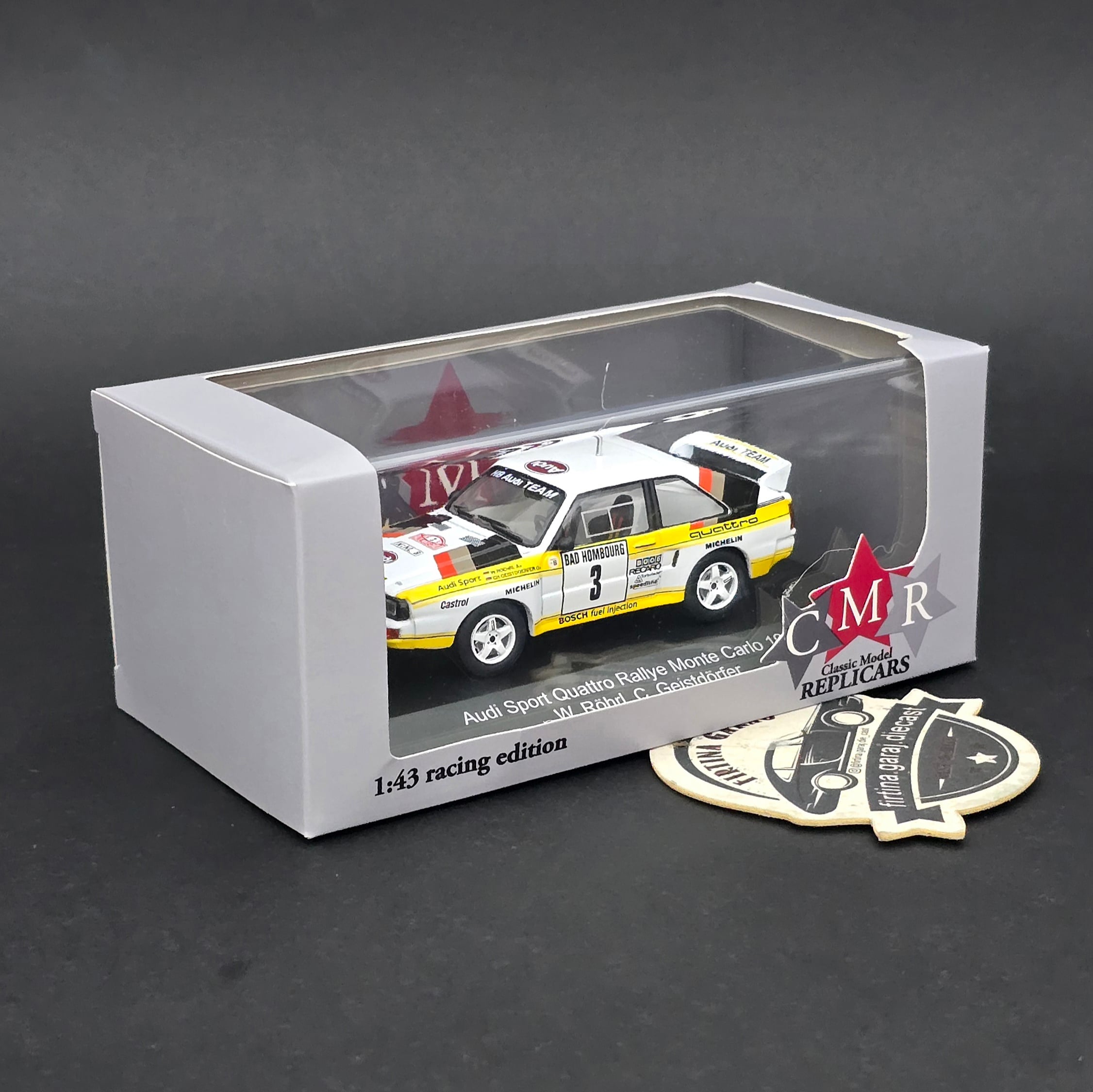 1:43 Audi Quattro Rally W.Röhrl 