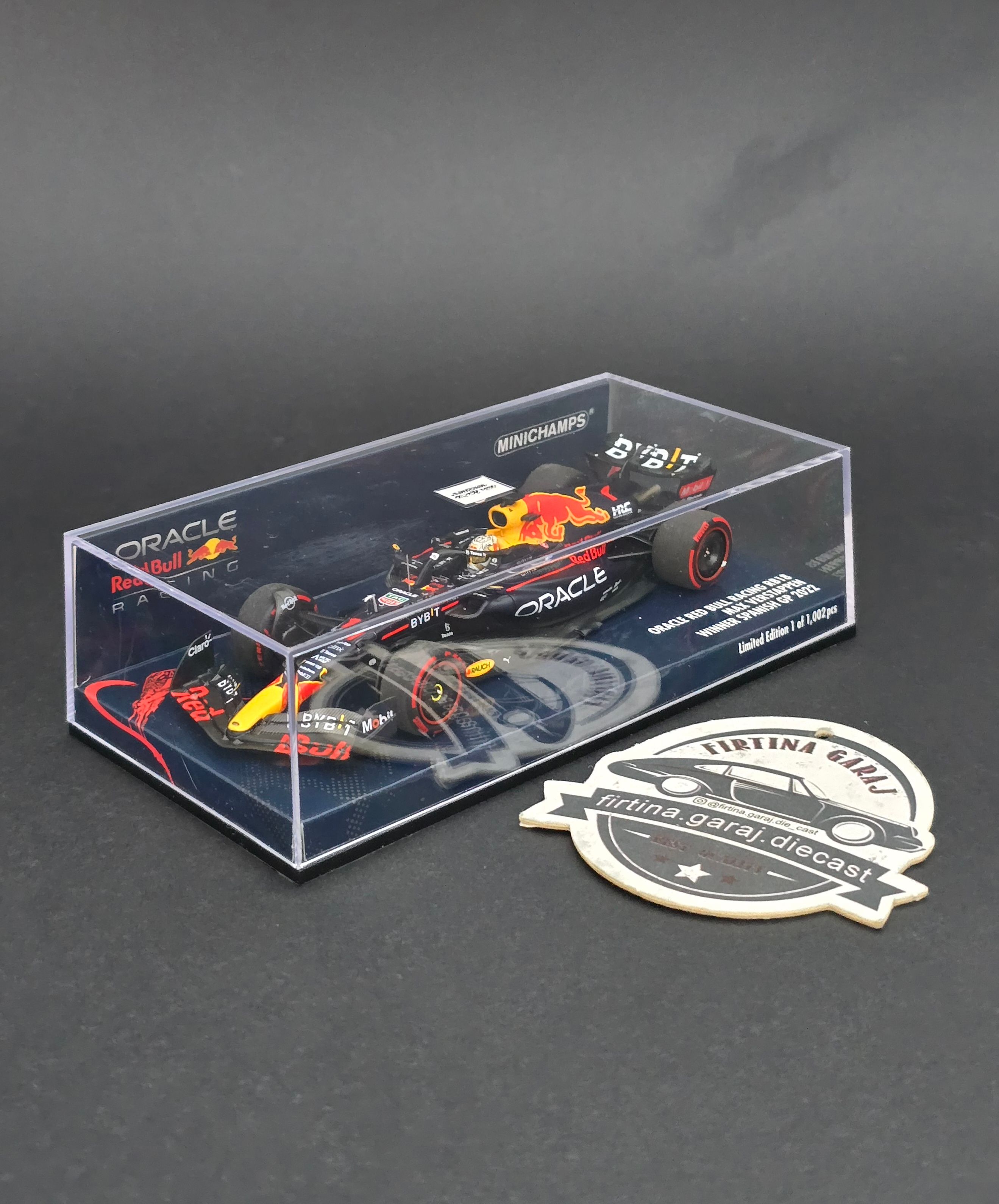 1:43 Redbull Oracle RB18 Max Verstappe 2022 Dünya Şampiyonu 
