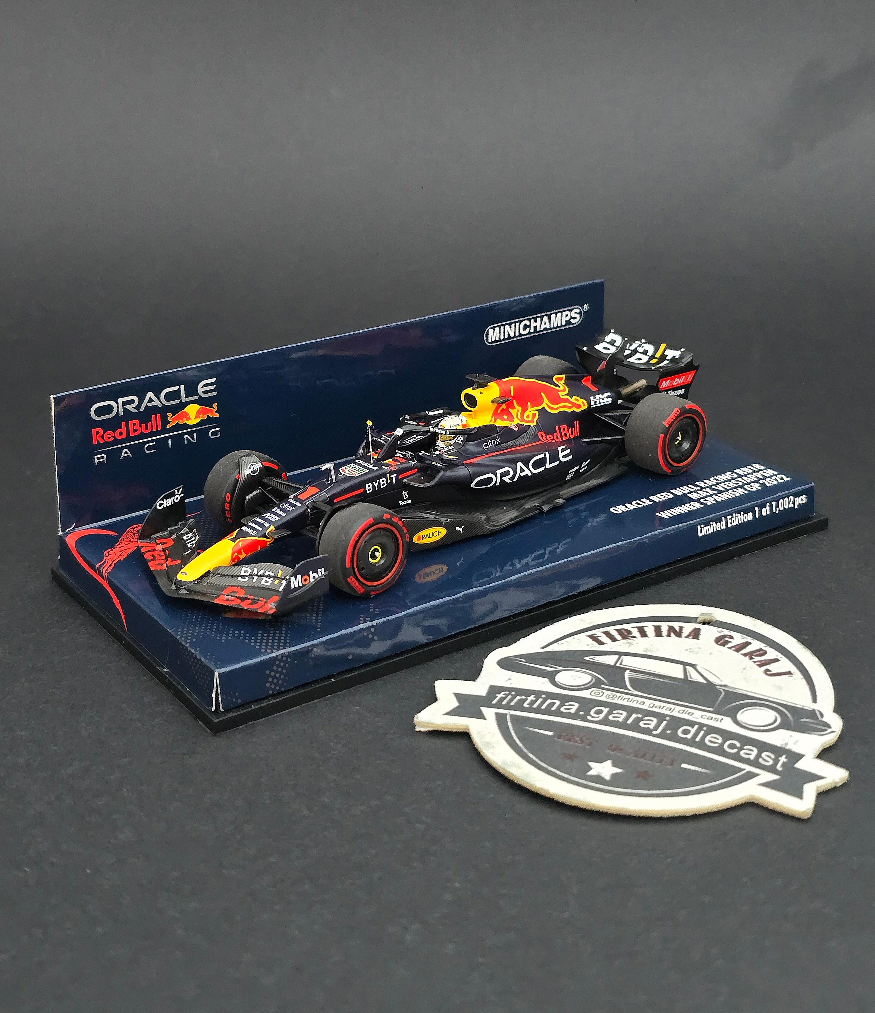 1:43 Redbull Oracle RB18 Max Verstappe 2022 Dünya Şampiyonu 