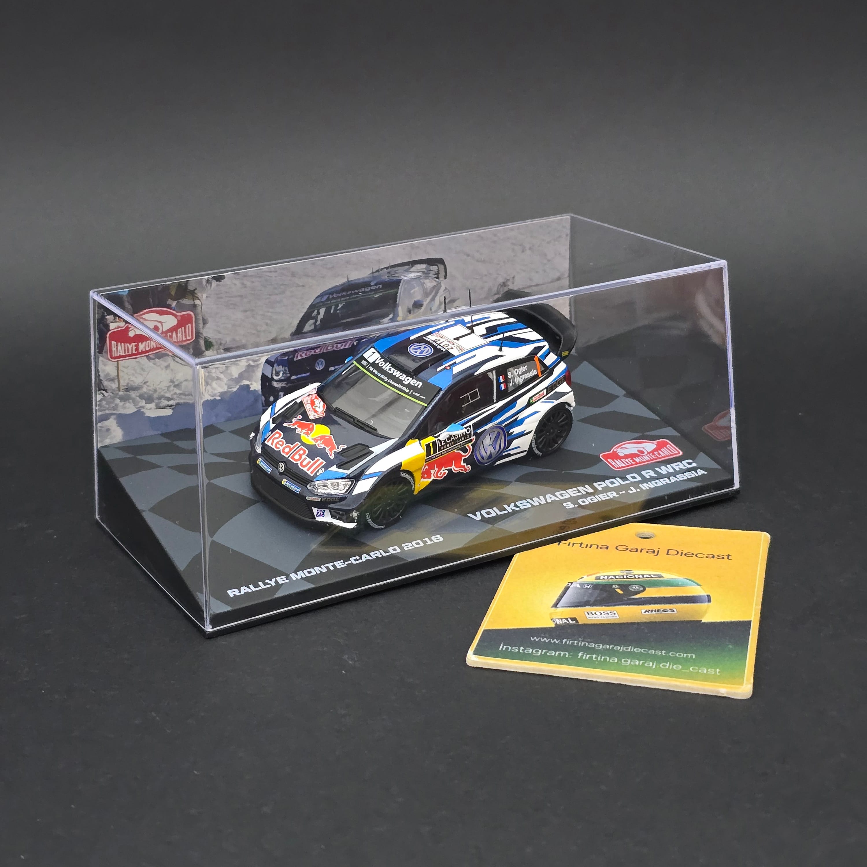 1:43 VW Polo R WRC 2016 Dünya Şampiyonu S.Ogier 