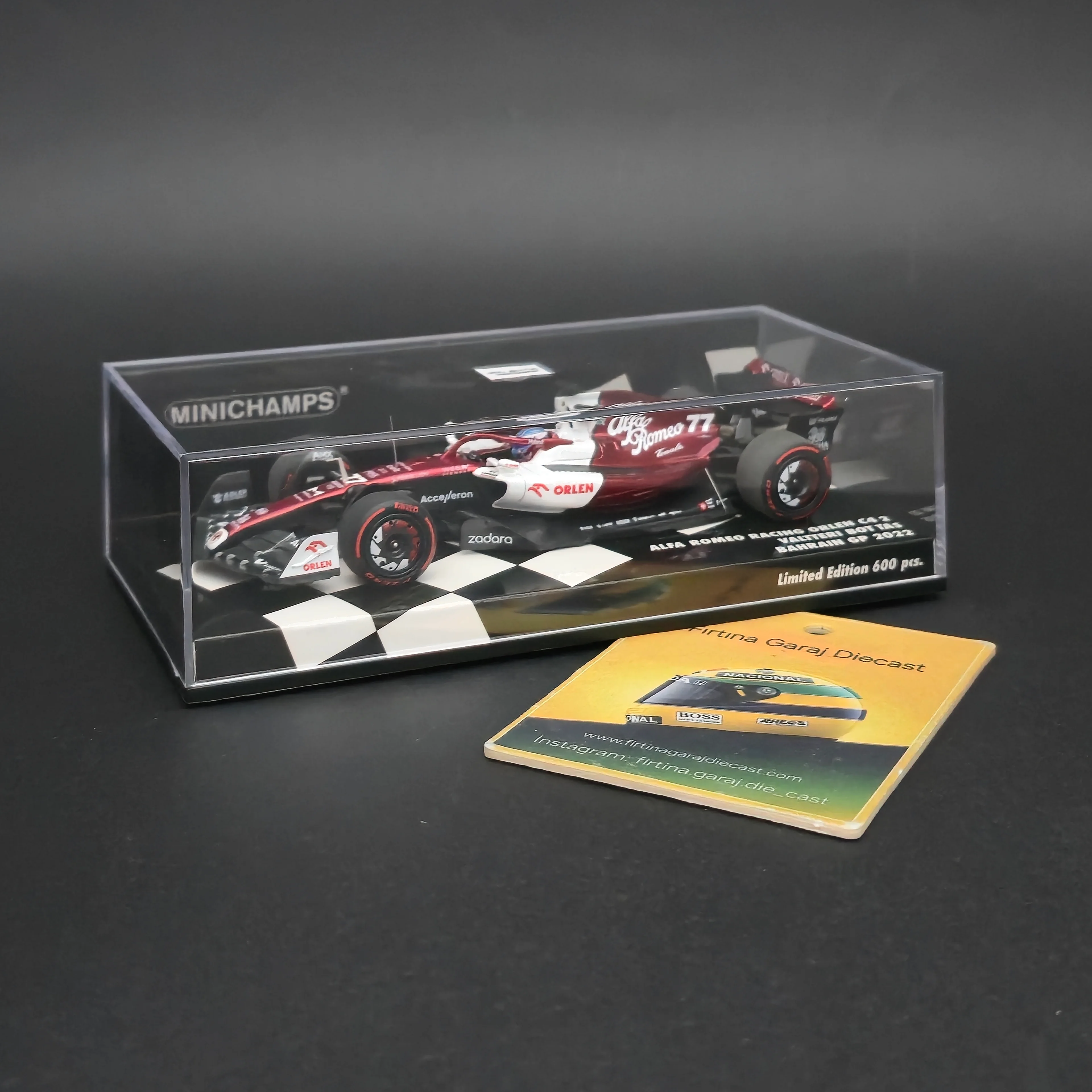 1/43 Minichamps Alfa Romeo C42 Valteri Bottas 2022