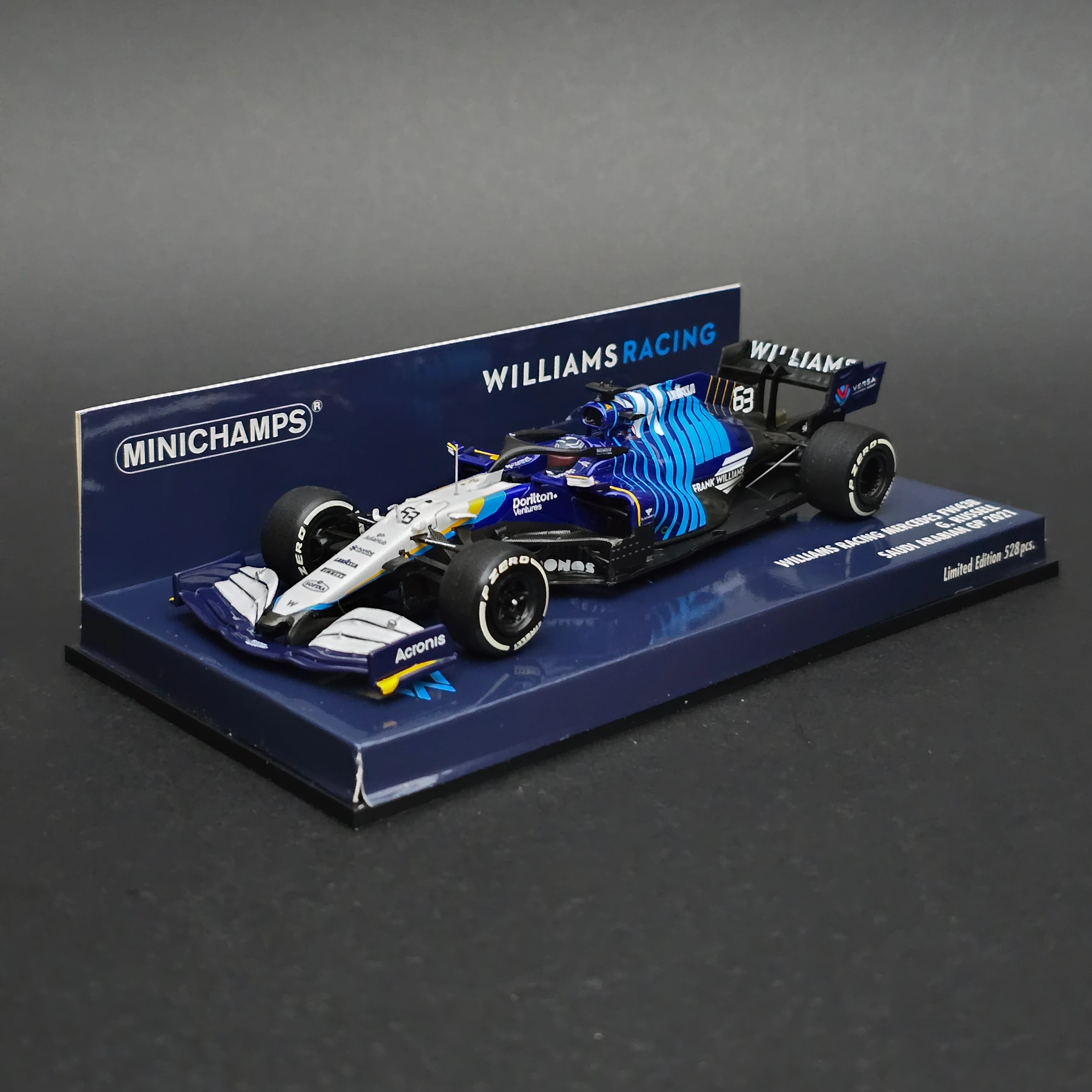 1/43 Minichamps Williams Mercedes FW43B George Russell 2021